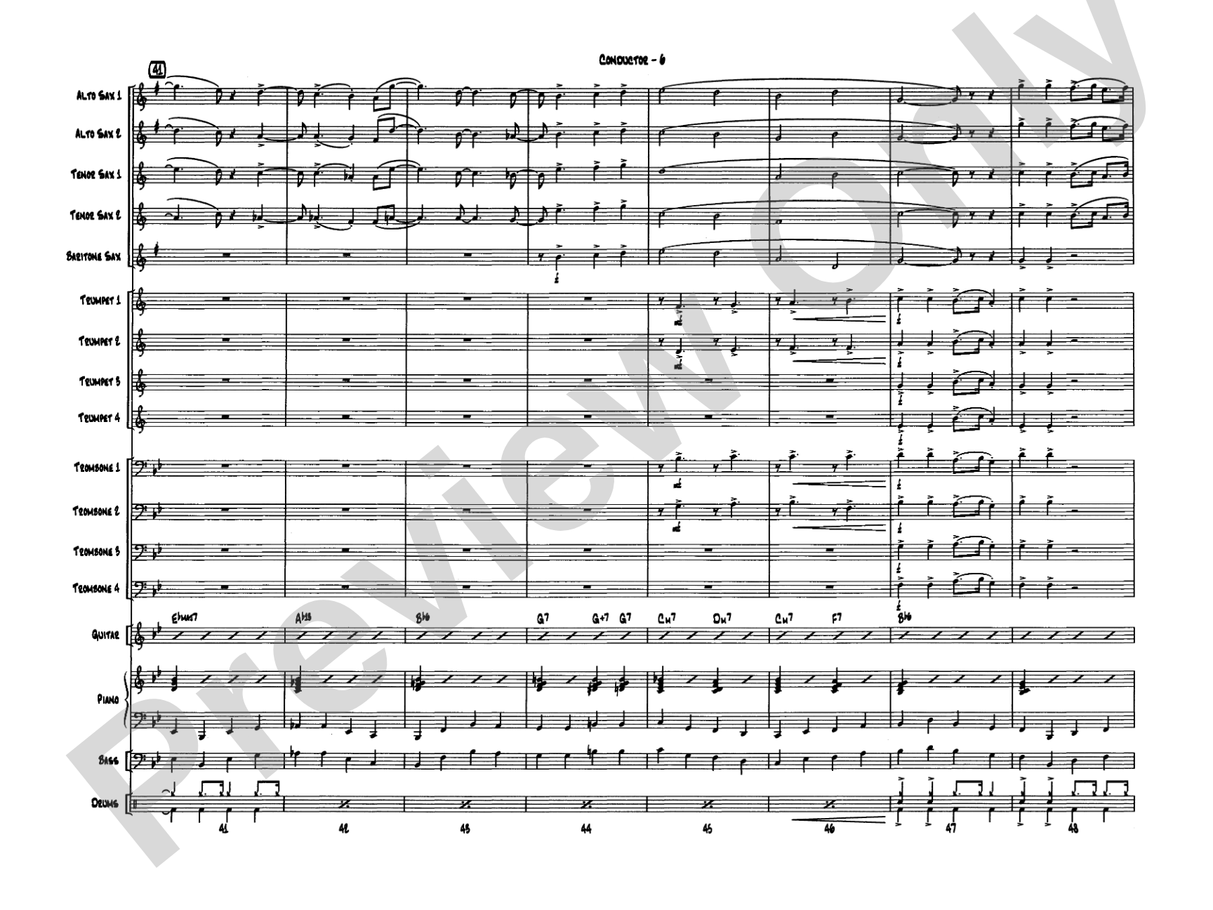 New York, New York, Theme from: Jazz Ensemble Conductor Score & Parts