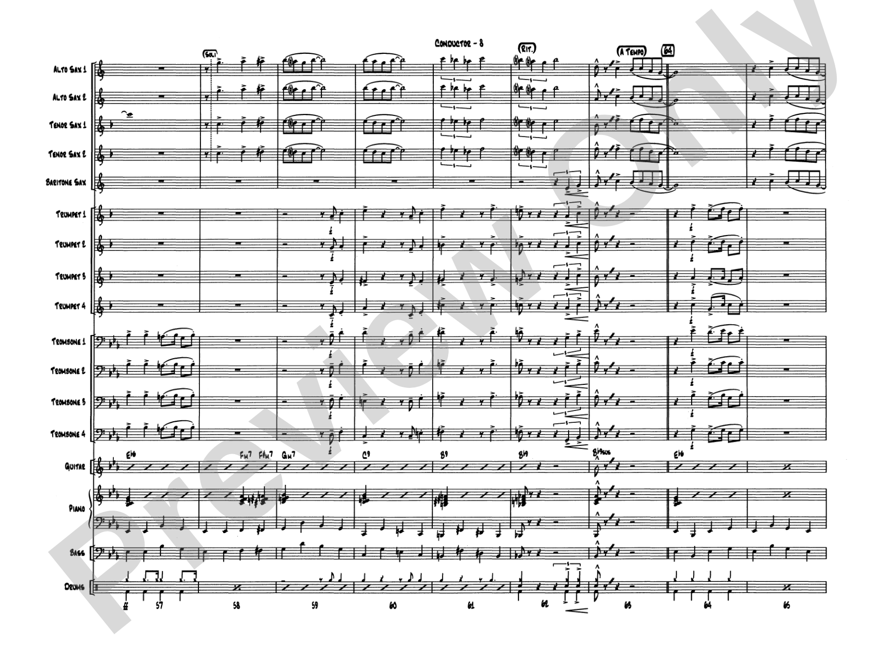 New York, New York, Theme from: Jazz Ensemble Conductor Score & Parts