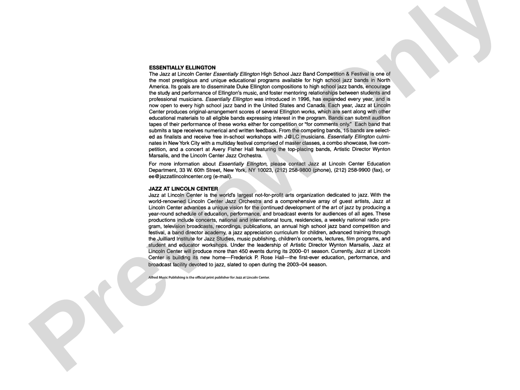 The Eighth Veil: Jazz Ensemble Conductor Score & Parts