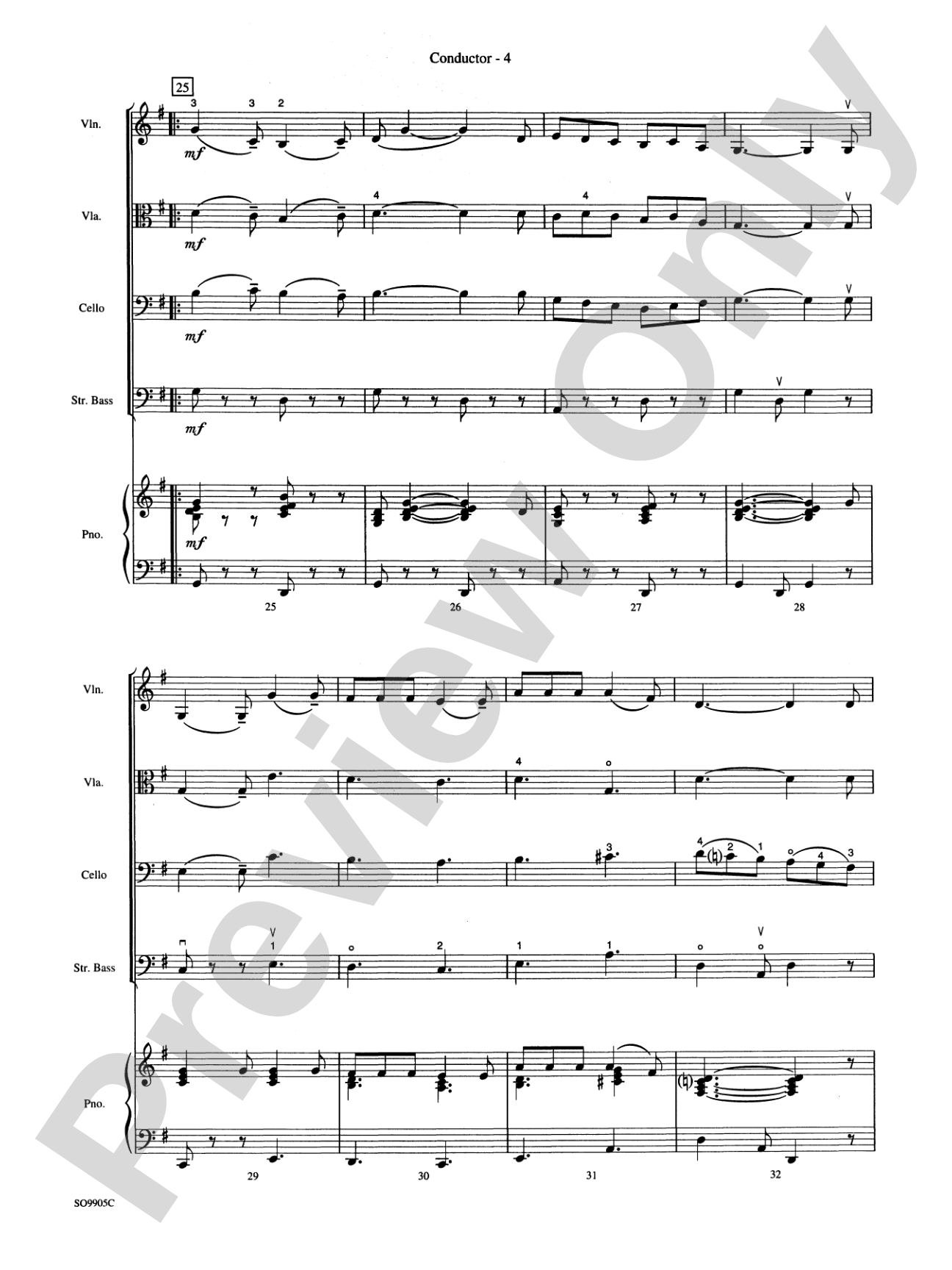 We're Off to See the Wizard: String Orchestra Conductor Score & Parts