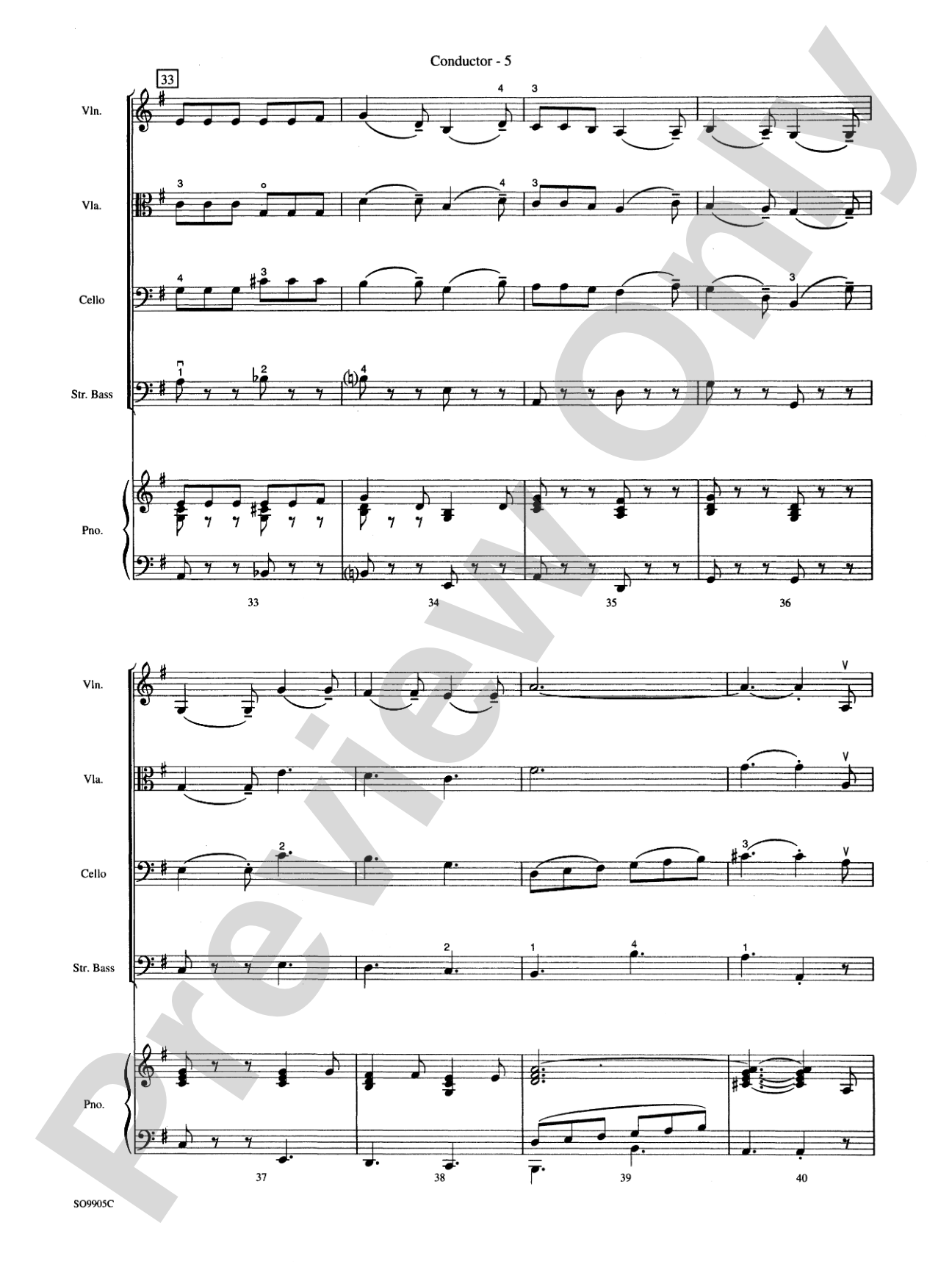 We're Off to See the Wizard: String Orchestra Conductor Score & Parts