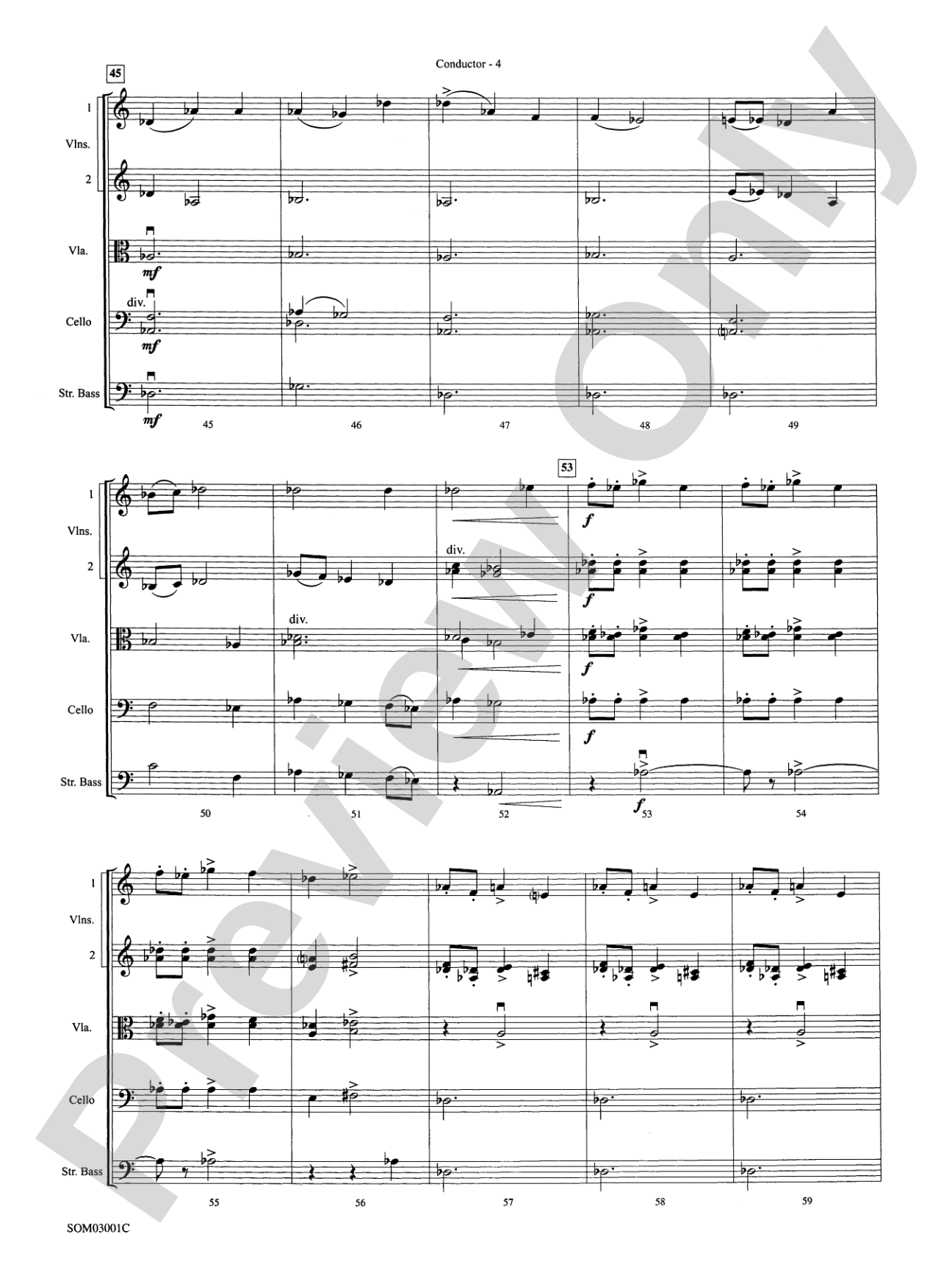 Harry's Wondrous World (from Harry Potter and the Chamber of Secrets): String Orchestra Conductor Score & Parts
