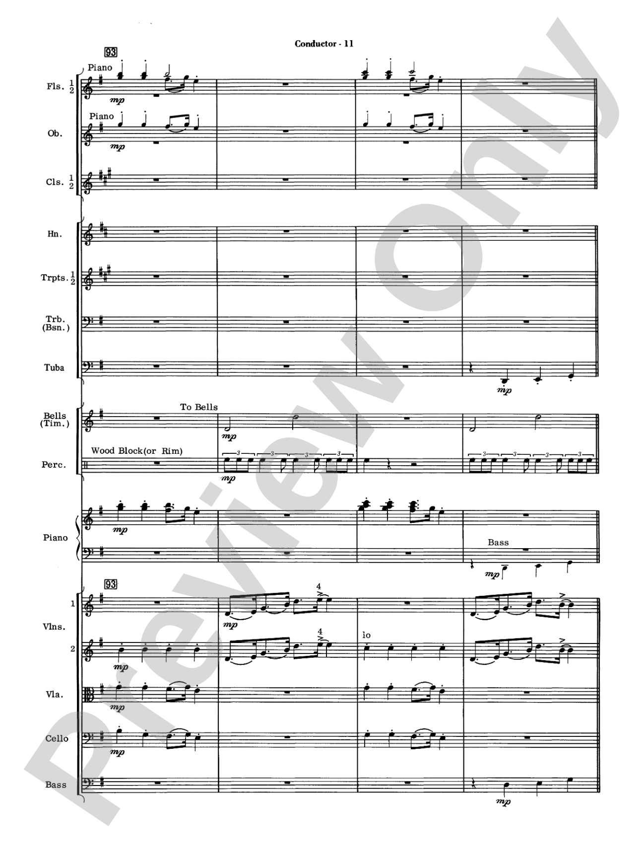 New York, New York, Theme from: String Orchestra Conductor Score & Parts