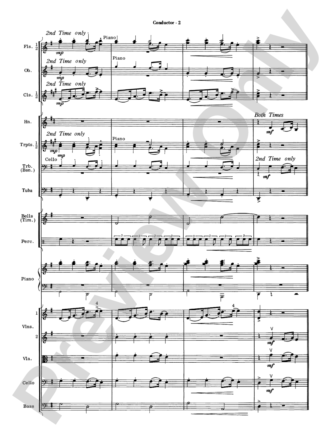 New York, New York, Theme from: String Orchestra Conductor Score & Parts