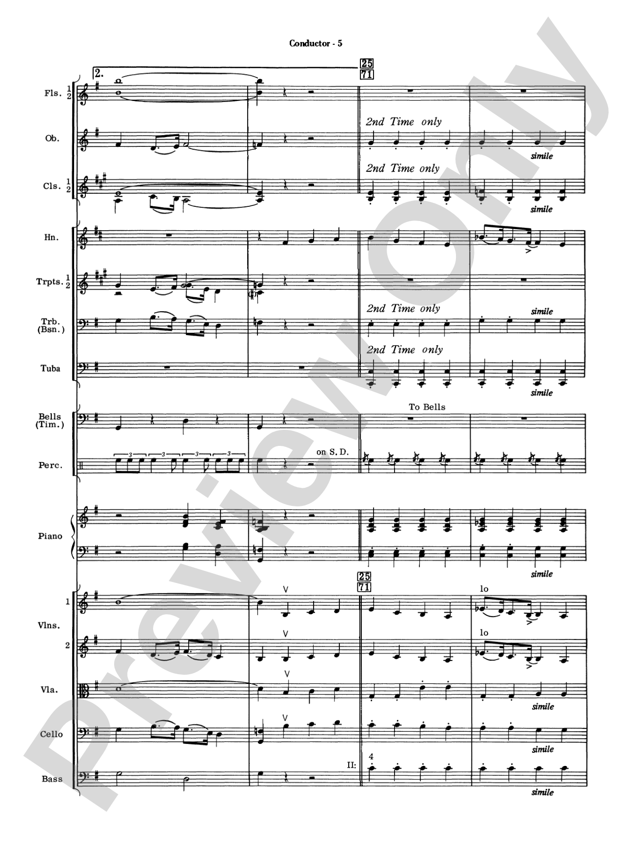 New York, New York, Theme from: String Orchestra Conductor Score & Parts
