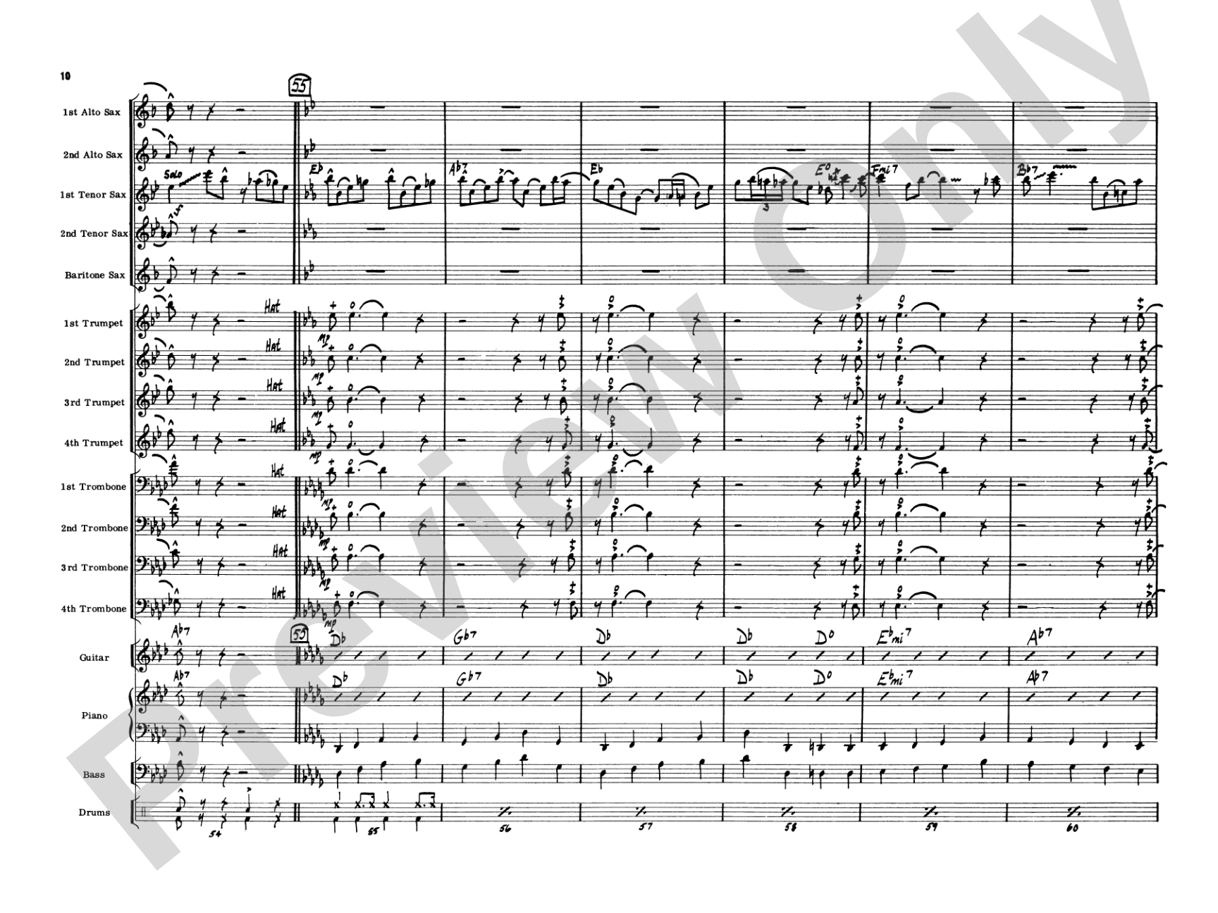 Pennsylvania 6-5000: Jazz Ensemble Conductor Score & Parts