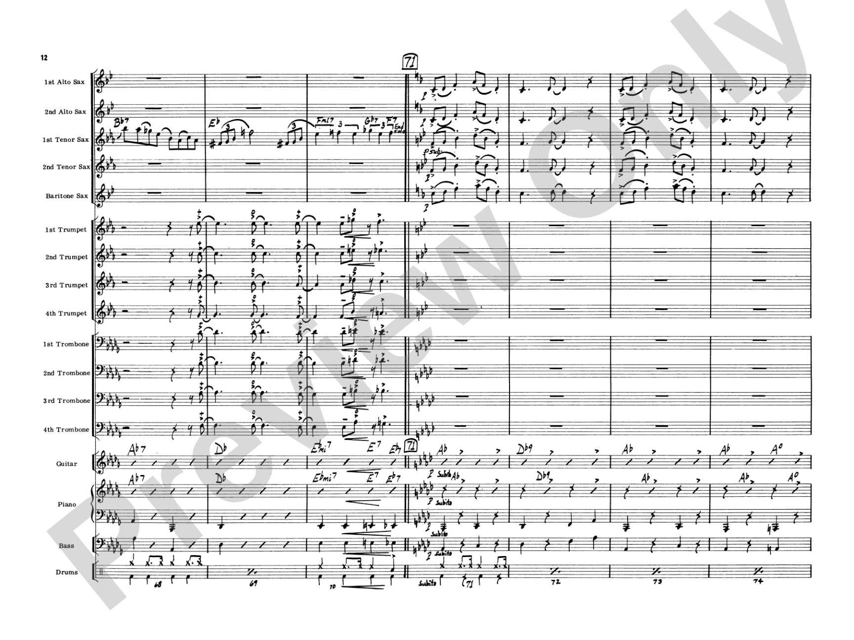 Pennsylvania 6-5000: Jazz Ensemble Conductor Score & Parts