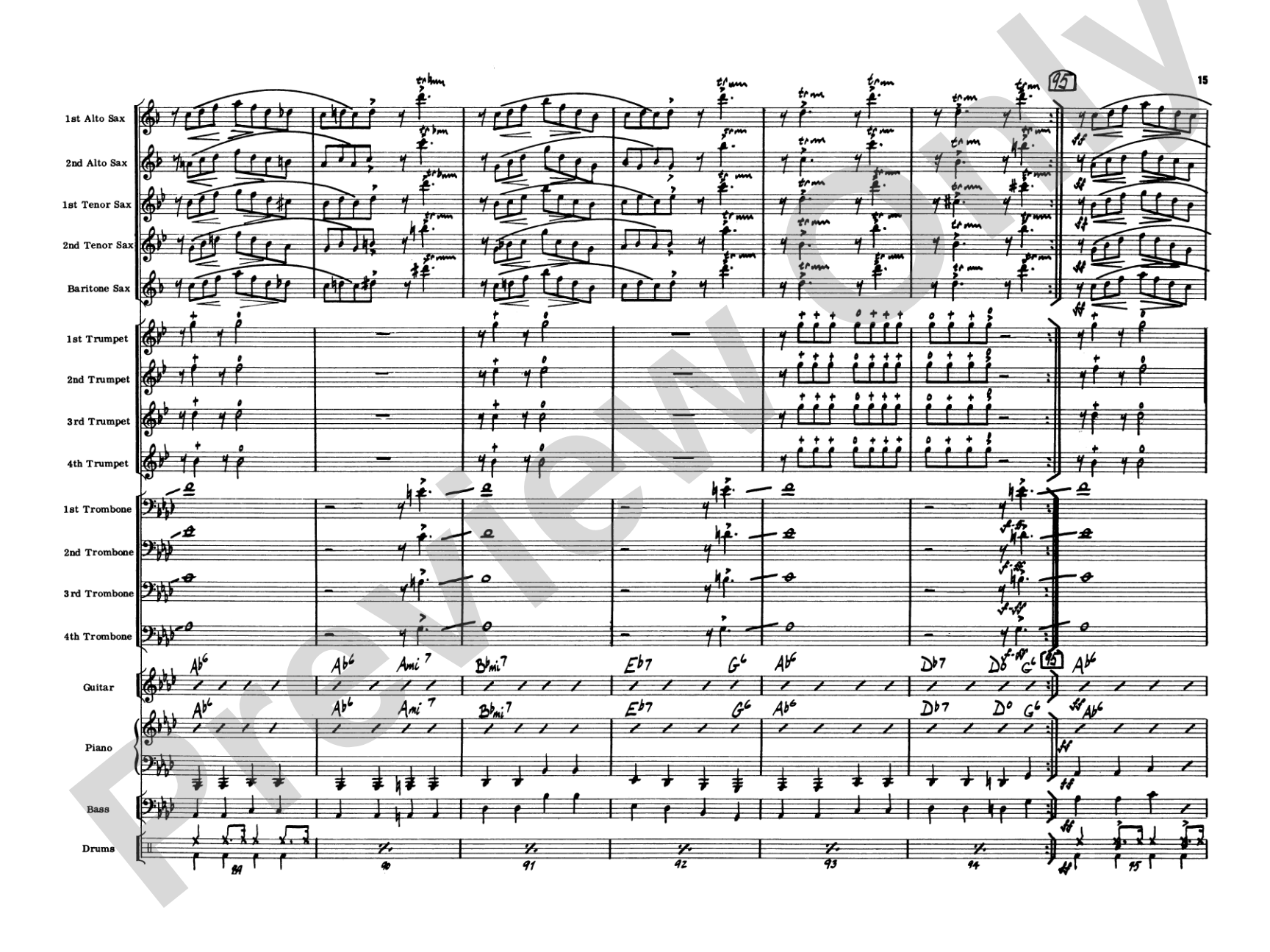 Pennsylvania 6-5000: Jazz Ensemble Conductor Score & Parts