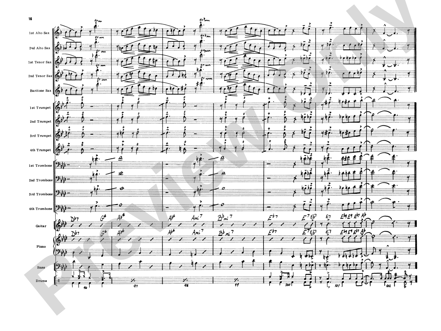 Pennsylvania 6-5000: Jazz Ensemble Conductor Score & Parts