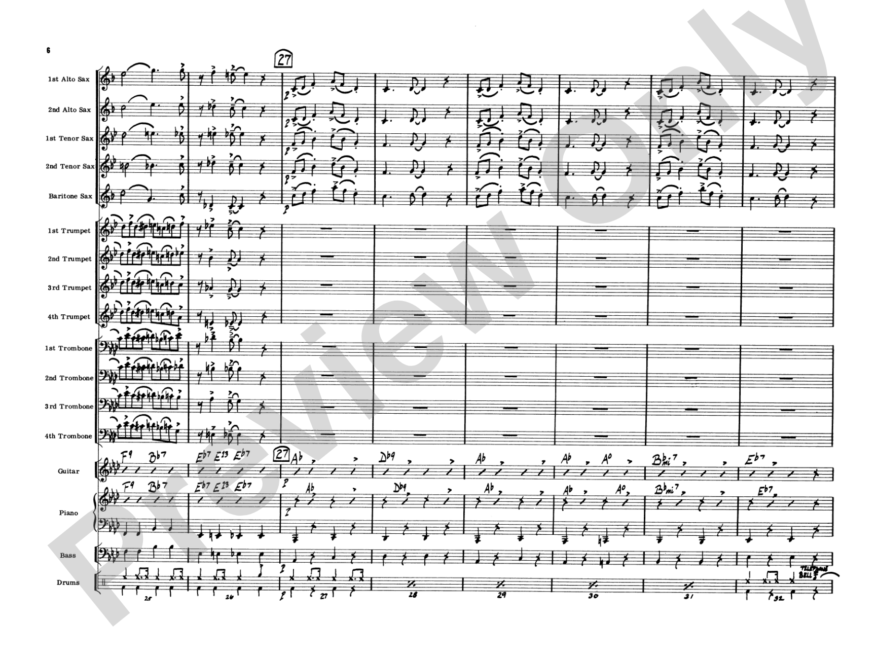 Pennsylvania 6-5000: Jazz Ensemble Conductor Score & Parts