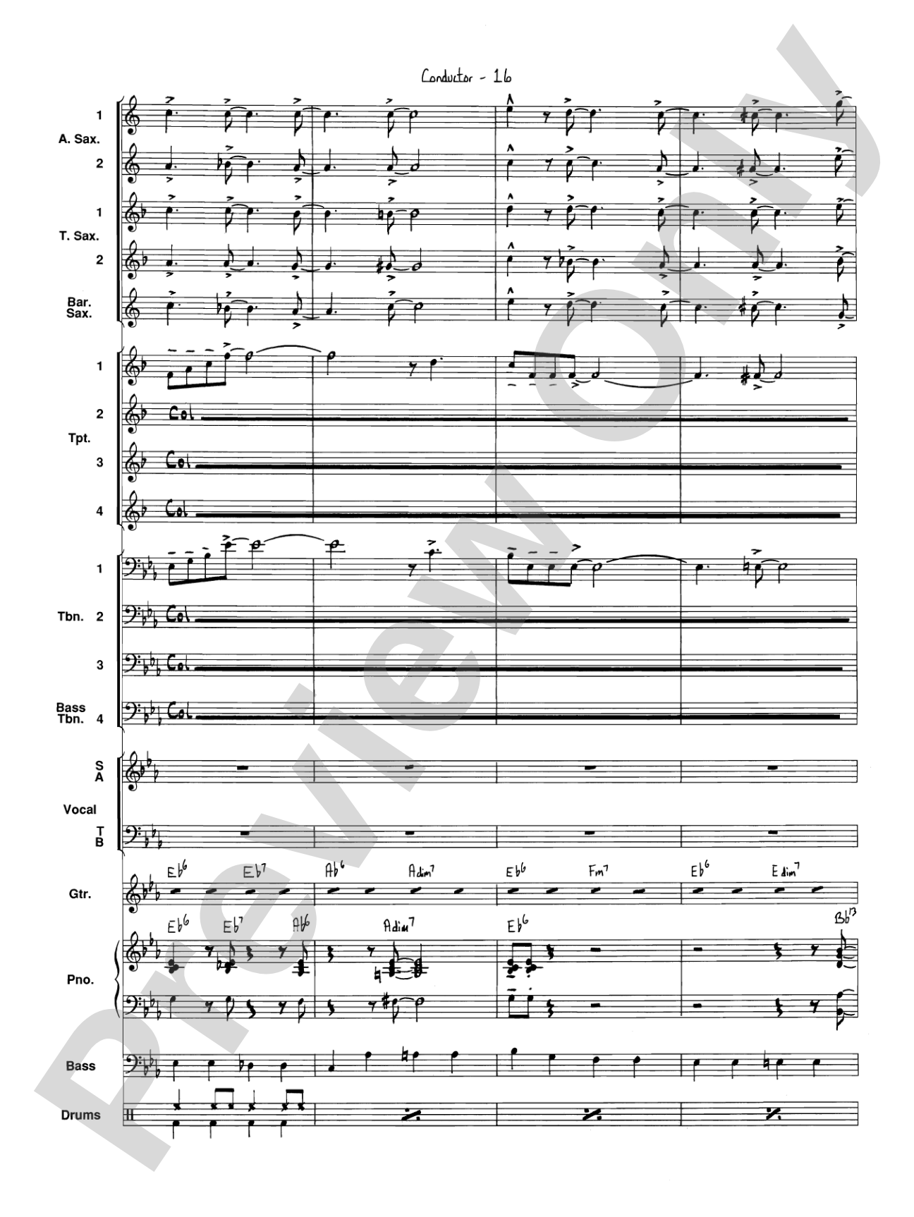 I've Got a Gal in Kalamazoo: Jazz Ensemble Conductor Score & Parts
