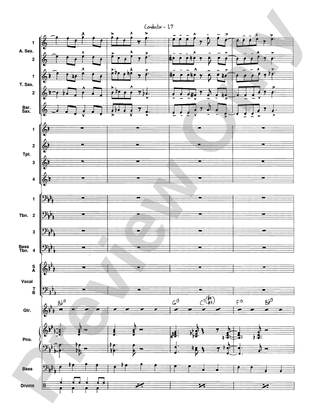 I've Got a Gal in Kalamazoo: Jazz Ensemble Conductor Score & Parts
