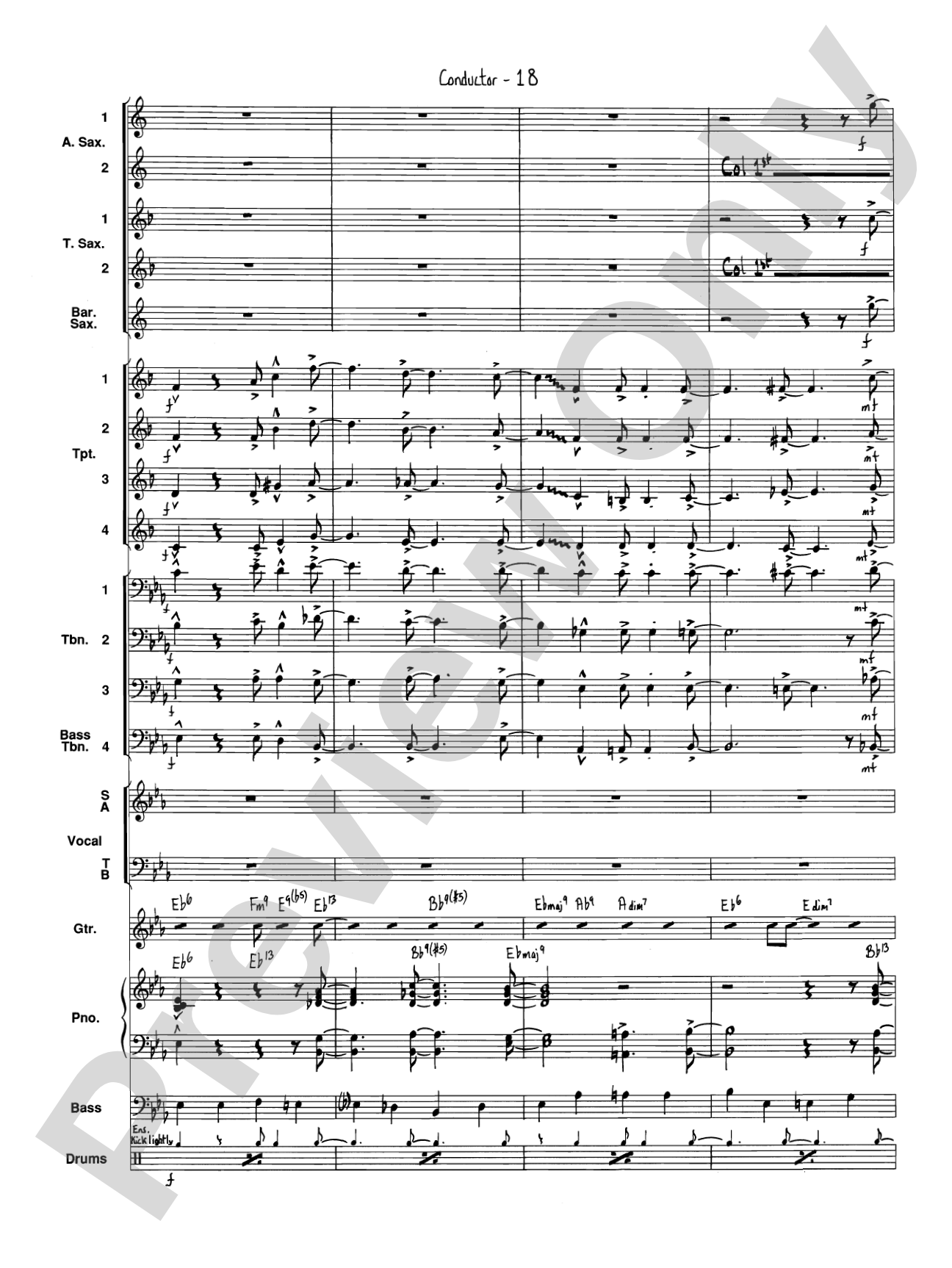 I've Got a Gal in Kalamazoo: Jazz Ensemble Conductor Score & Parts