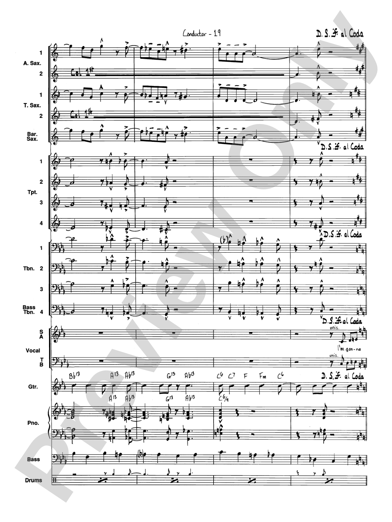 I've Got a Gal in Kalamazoo: Jazz Ensemble Conductor Score & Parts