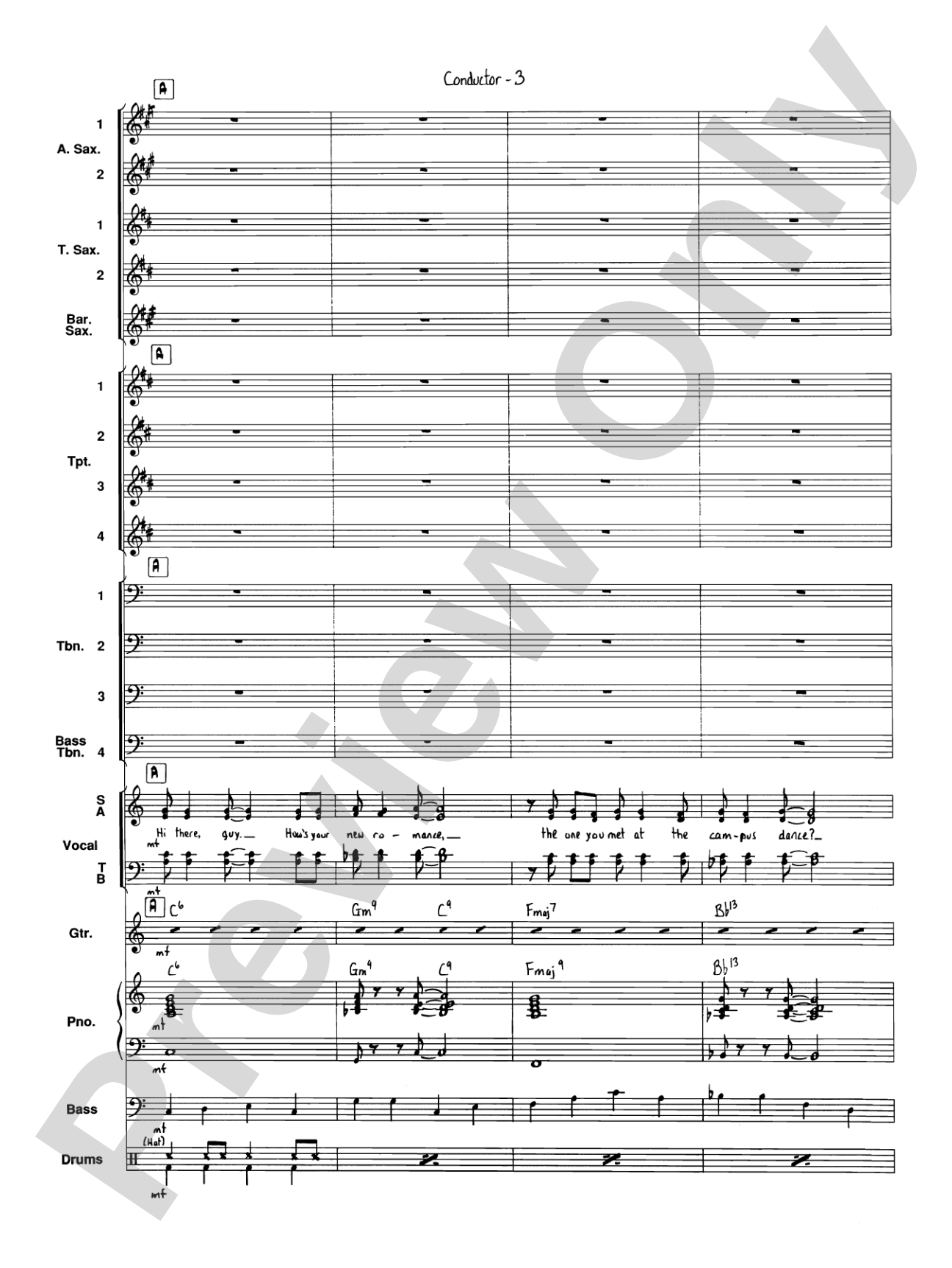 I've Got a Gal in Kalamazoo: Jazz Ensemble Conductor Score & Parts
