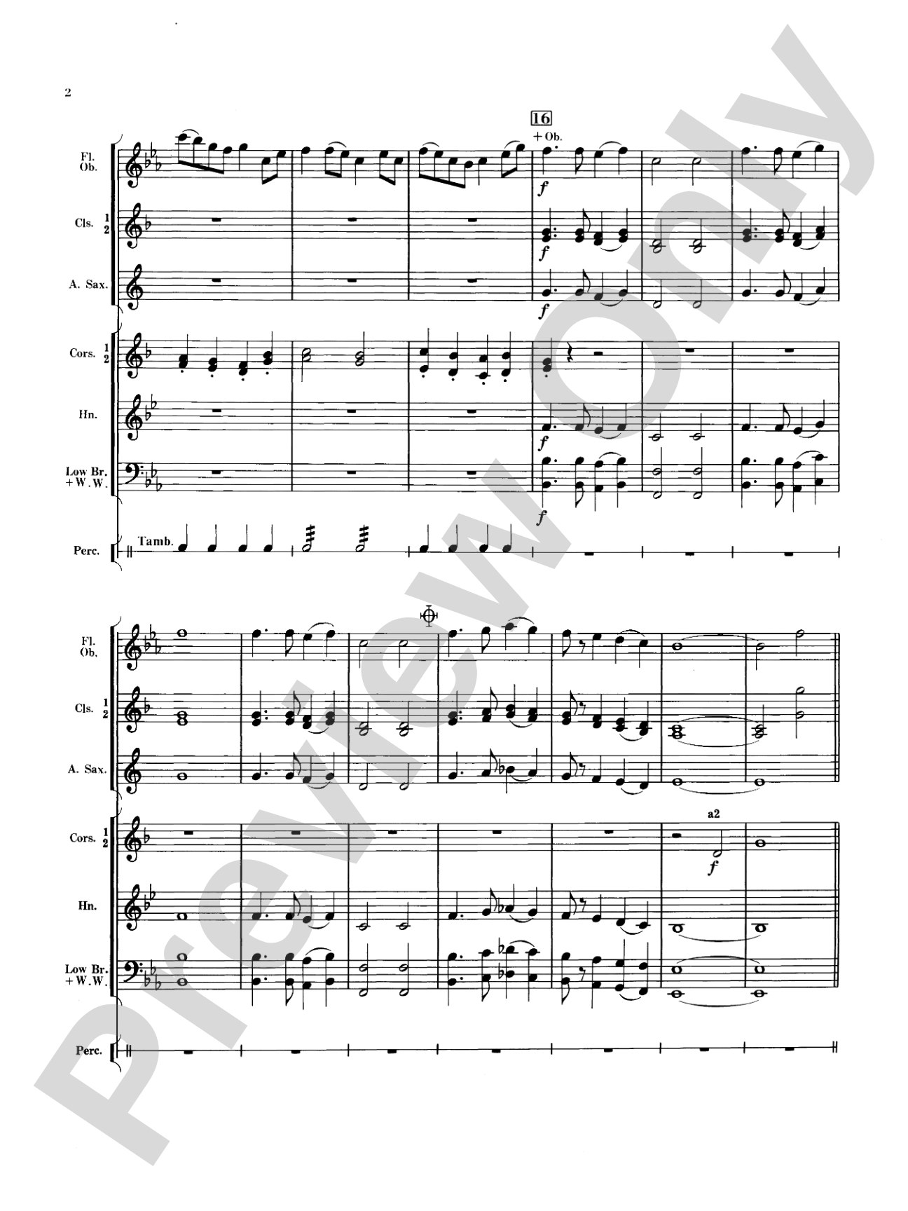 Modal Overture: Concert Band Conductor Score & Parts