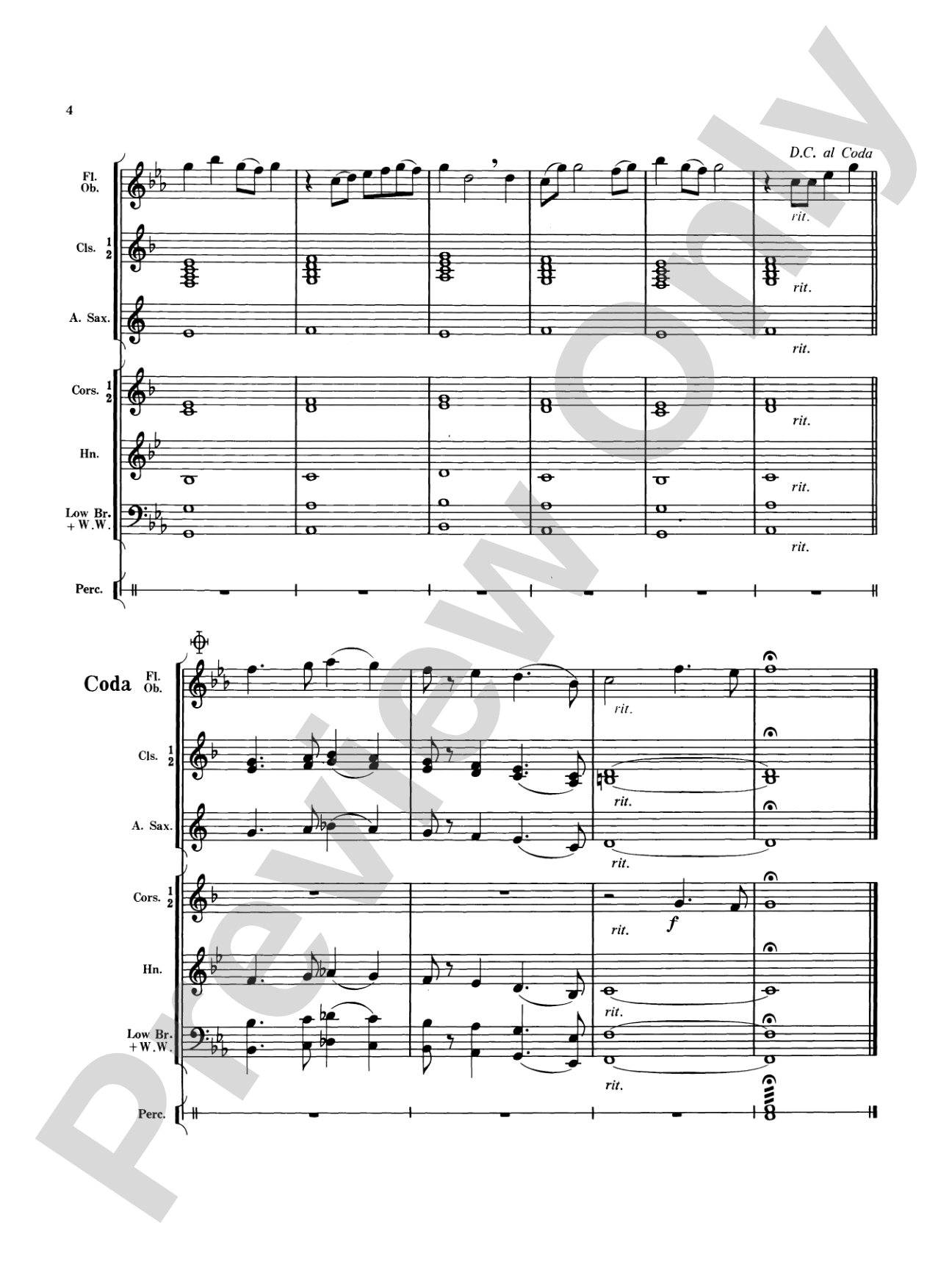 Modal Overture: Concert Band Conductor Score & Parts