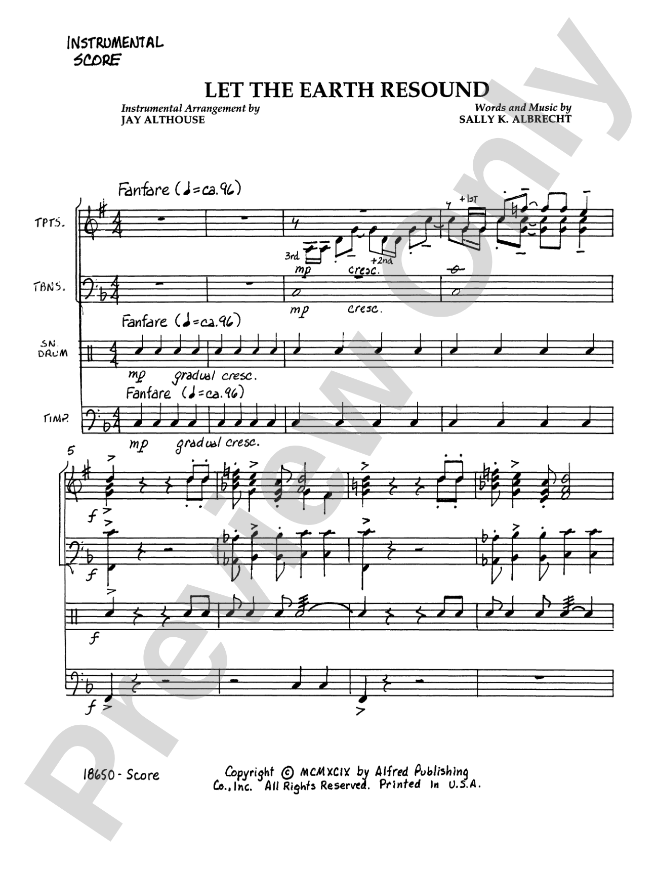 Let the Earth Resound: Choral SoundPax