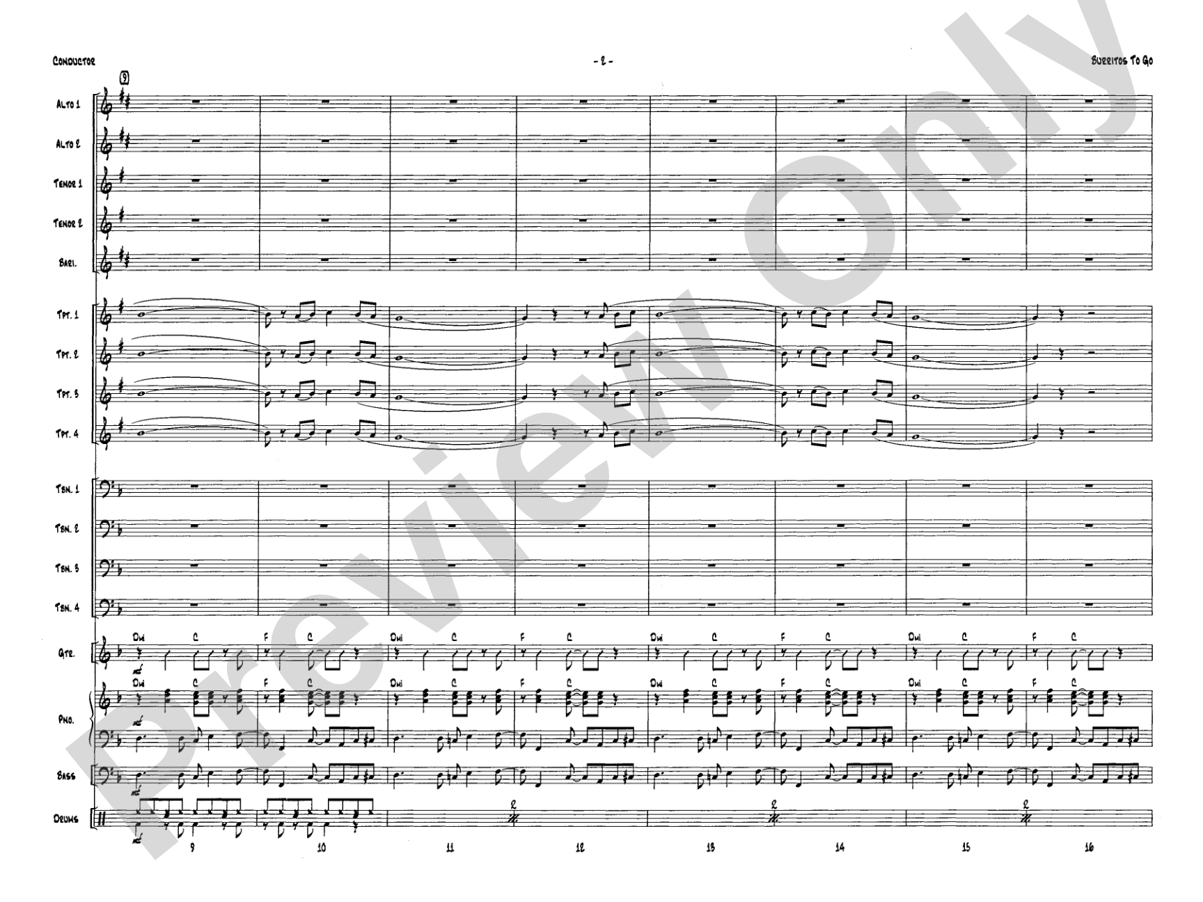 Burritos to Go: Score