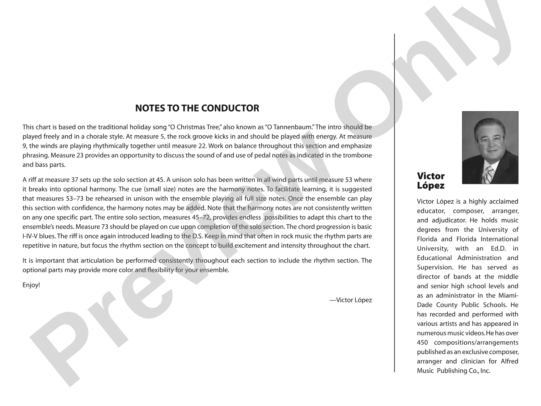 Hooked on Holidays: Jazz Ensemble Conductor Score & Parts