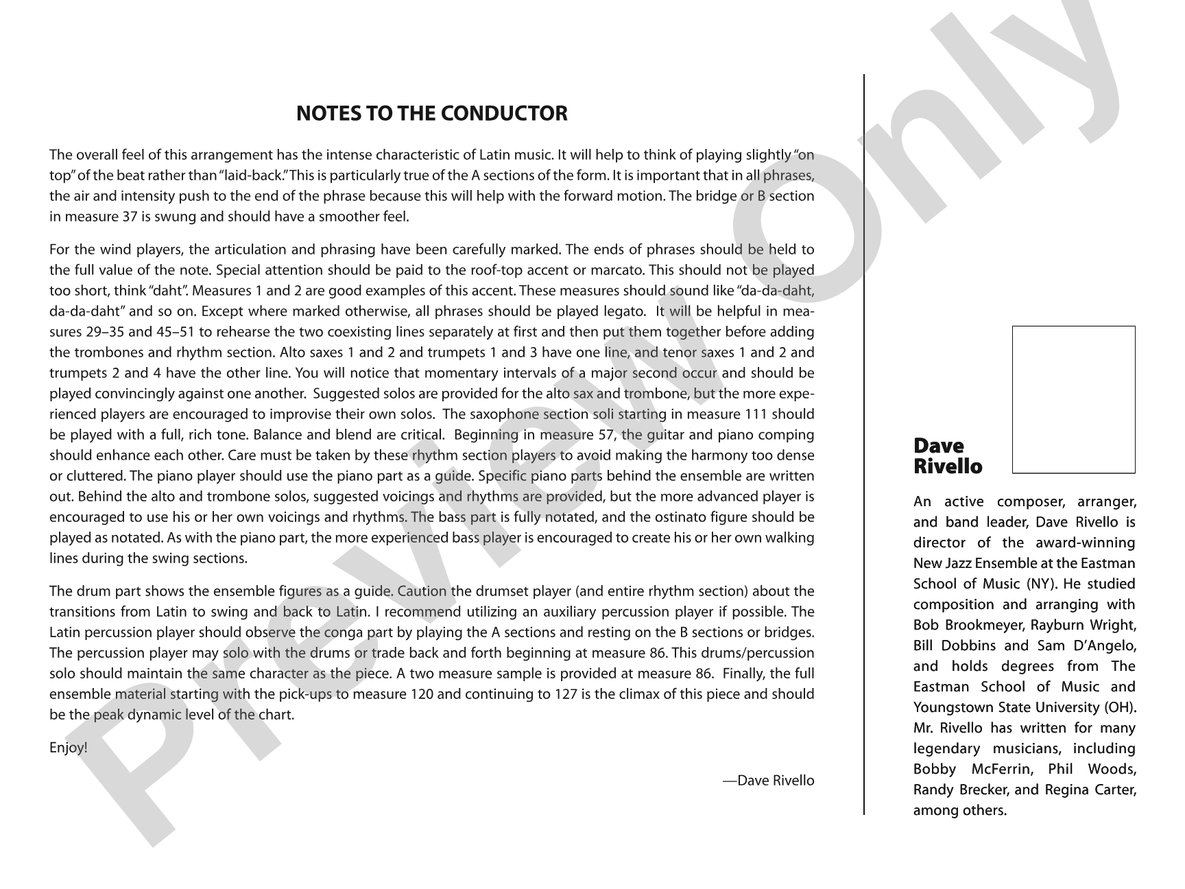 Softly, As in a Morning Sunrise: Jazz Ensemble Conductor Score & Parts