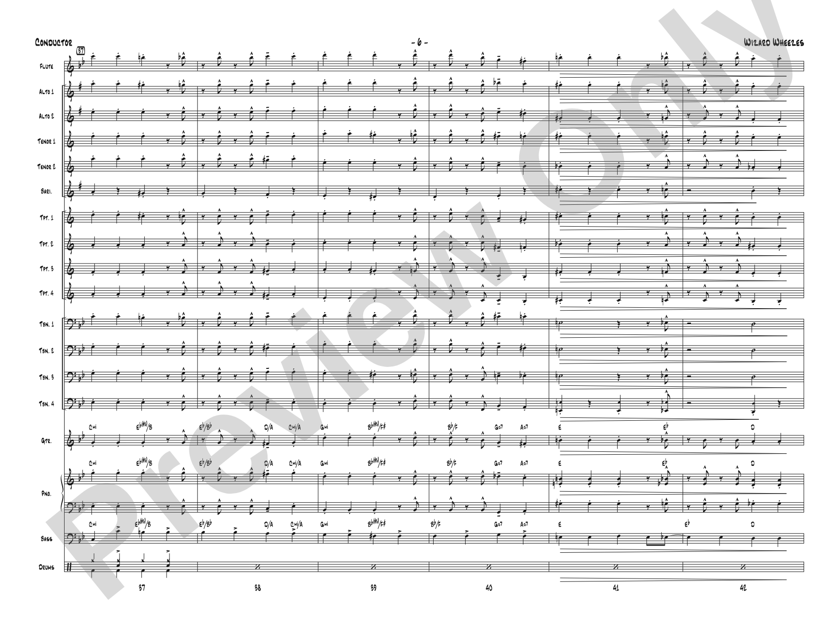 Wizard Wheezes (from Harry Potter and the Half-Blood Prince): Jazz Ensemble Conductor Score & Parts