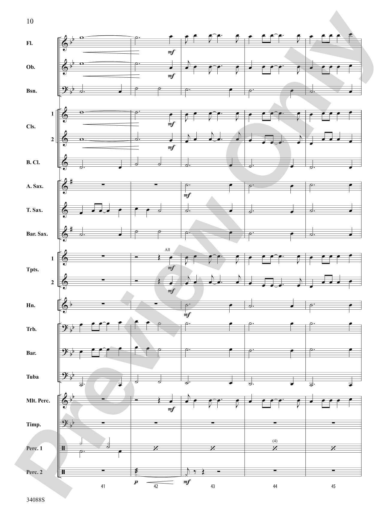 The Greatest Love of All: Concert Band Conductor Score & Parts