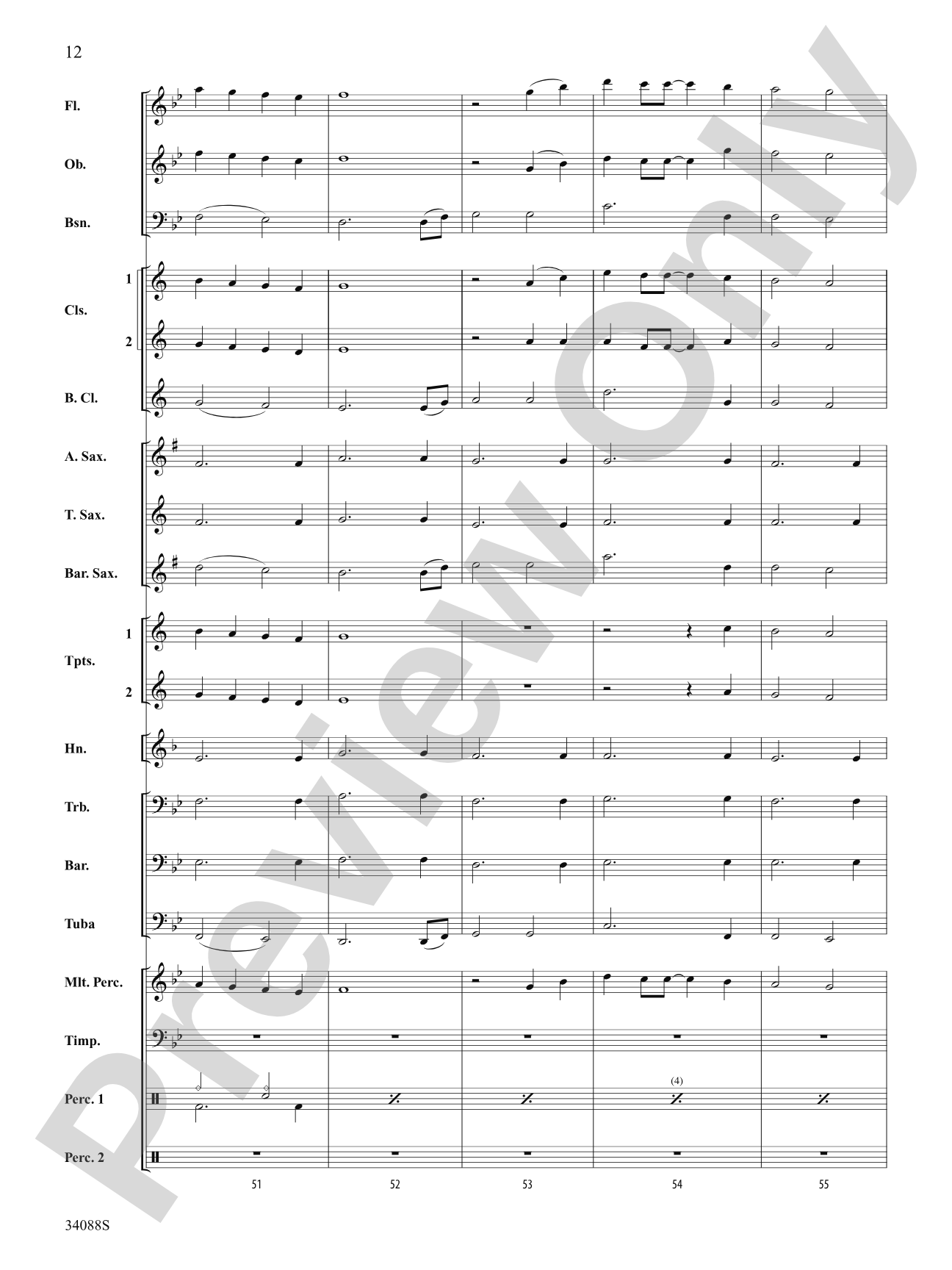 The Greatest Love of All: Concert Band Conductor Score & Parts