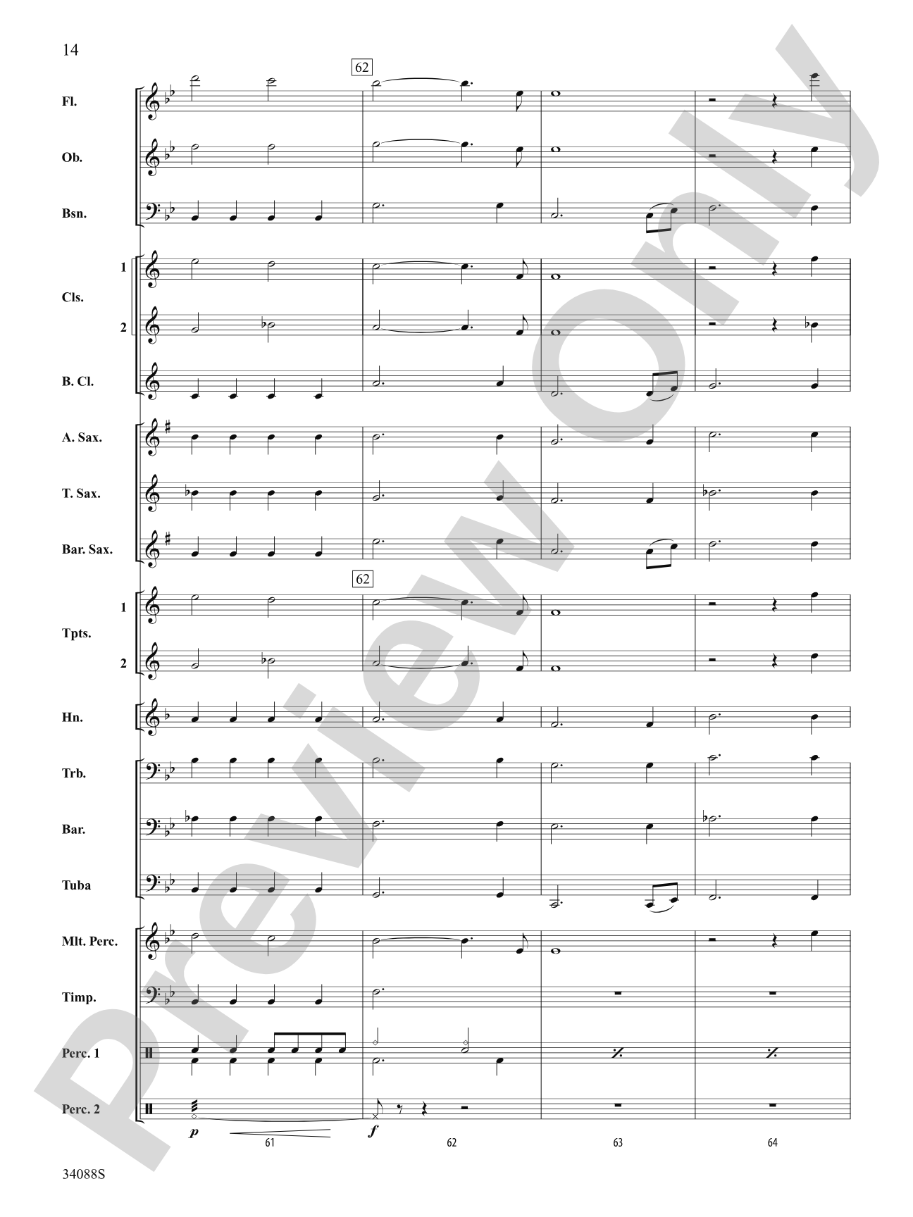 The Greatest Love of All: Concert Band Conductor Score & Parts