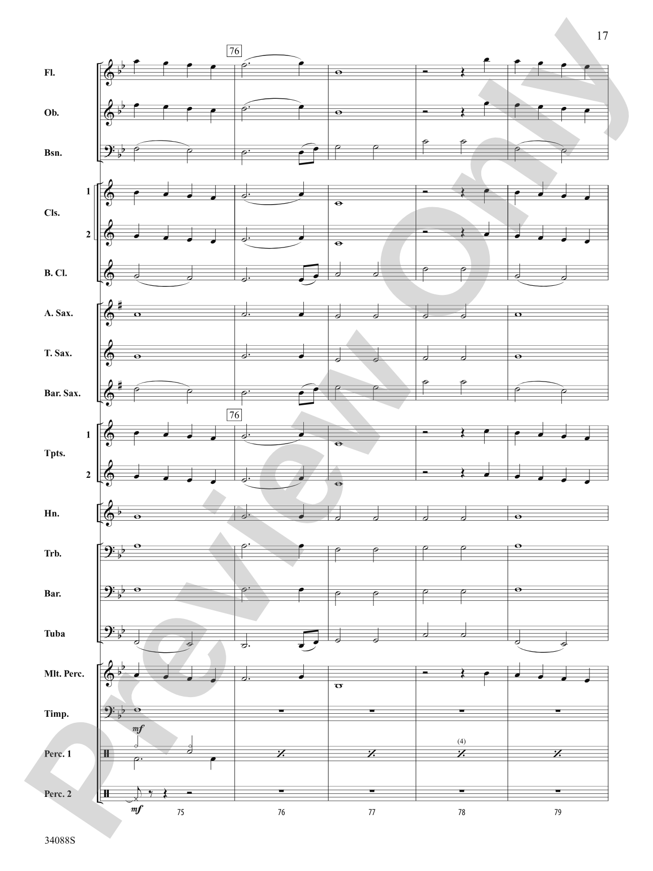 The Greatest Love of All: Concert Band Conductor Score & Parts