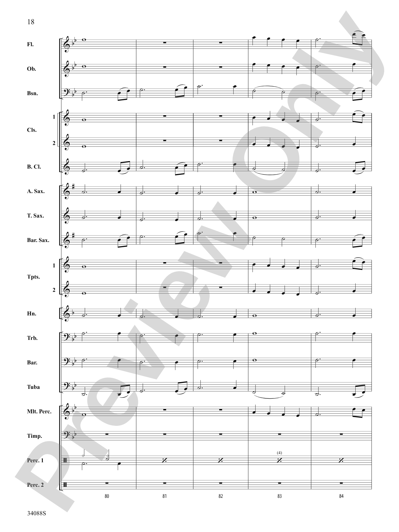 The Greatest Love of All: Concert Band Conductor Score & Parts