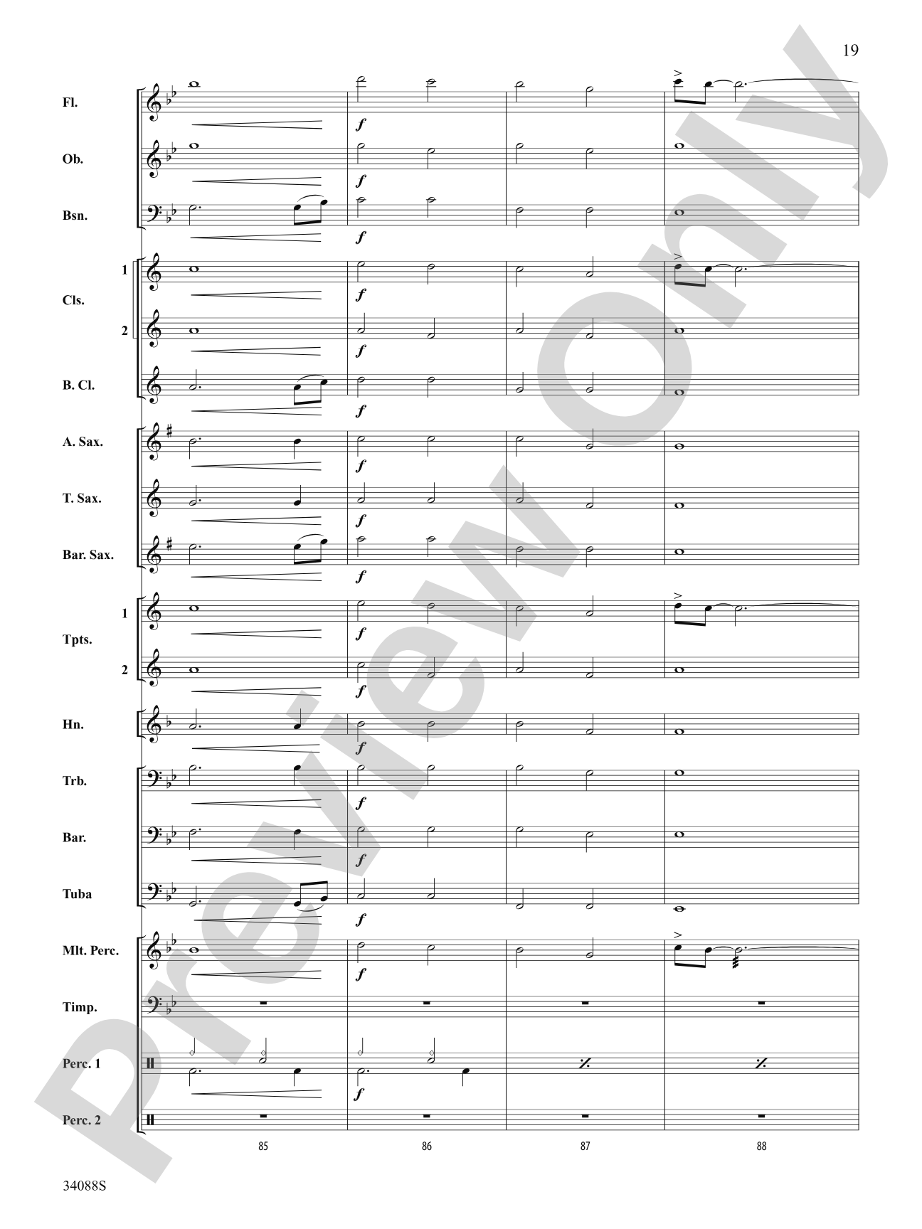 The Greatest Love of All: Concert Band Conductor Score & Parts