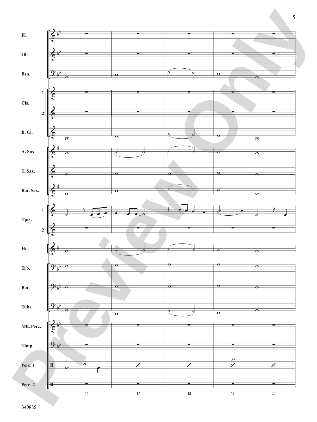 The Greatest Love of All: Concert Band Conductor Score & Parts