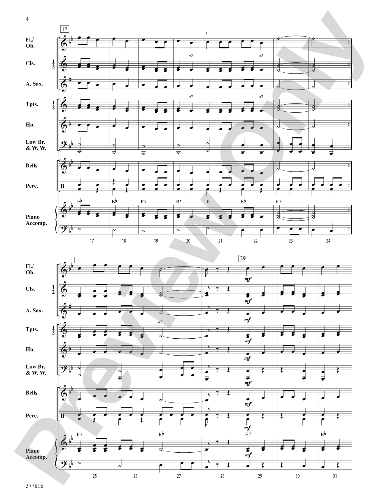 March for Patriot Day: Concert Band Conductor Score & Parts