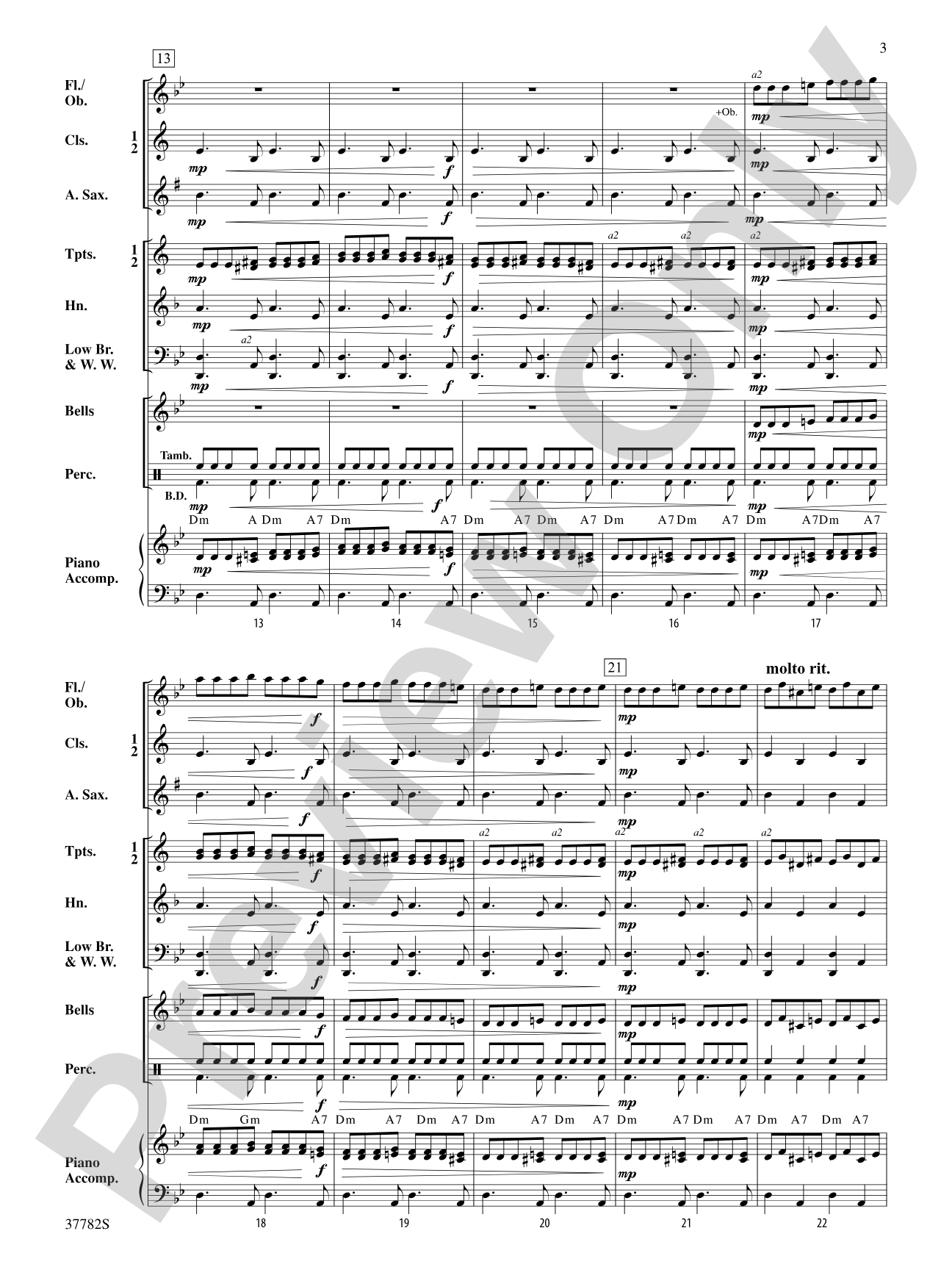 Two Holiday Classics: Concert Band Conductor Score & Parts