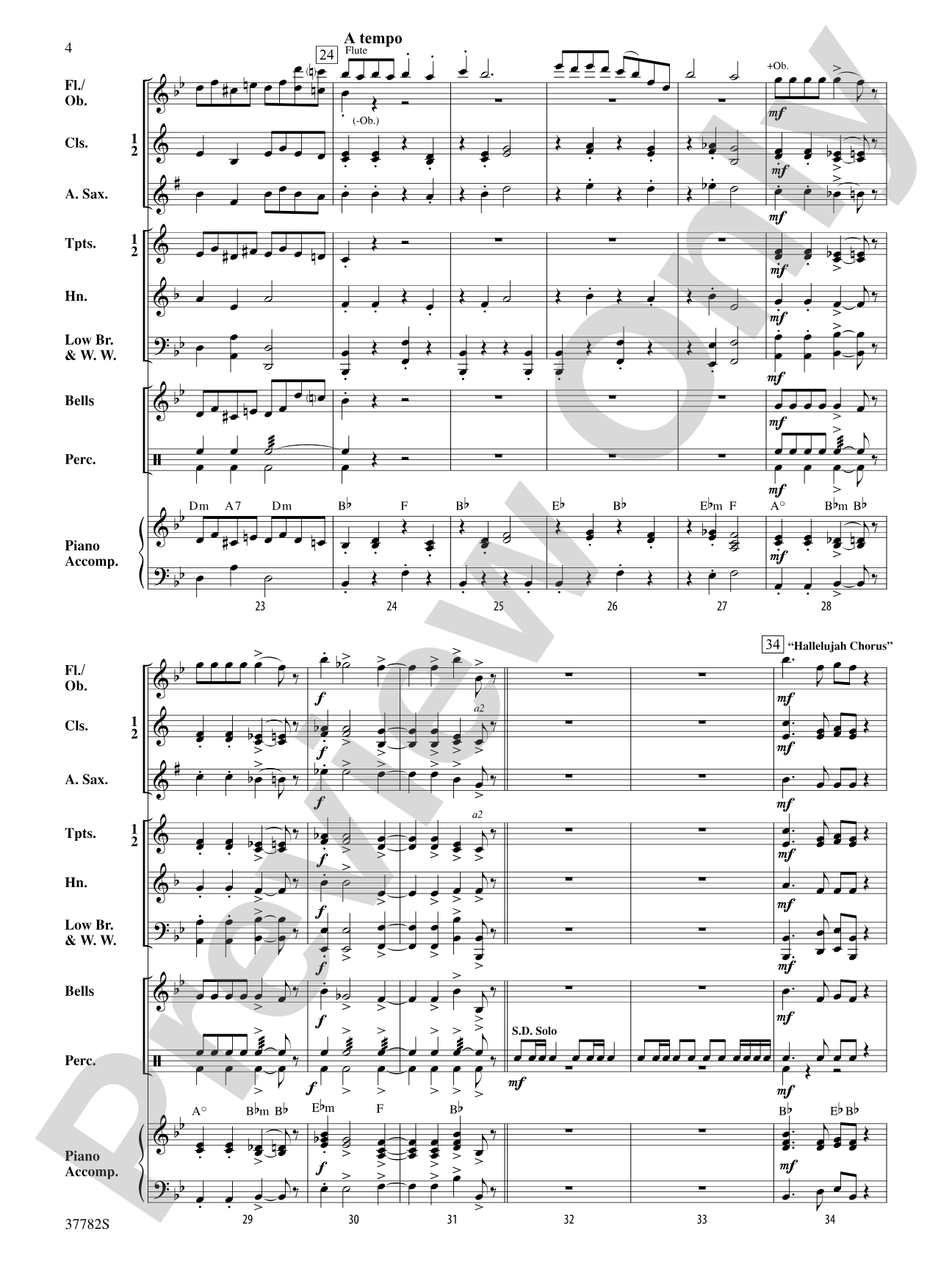 Two Holiday Classics: Concert Band Conductor Score & Parts