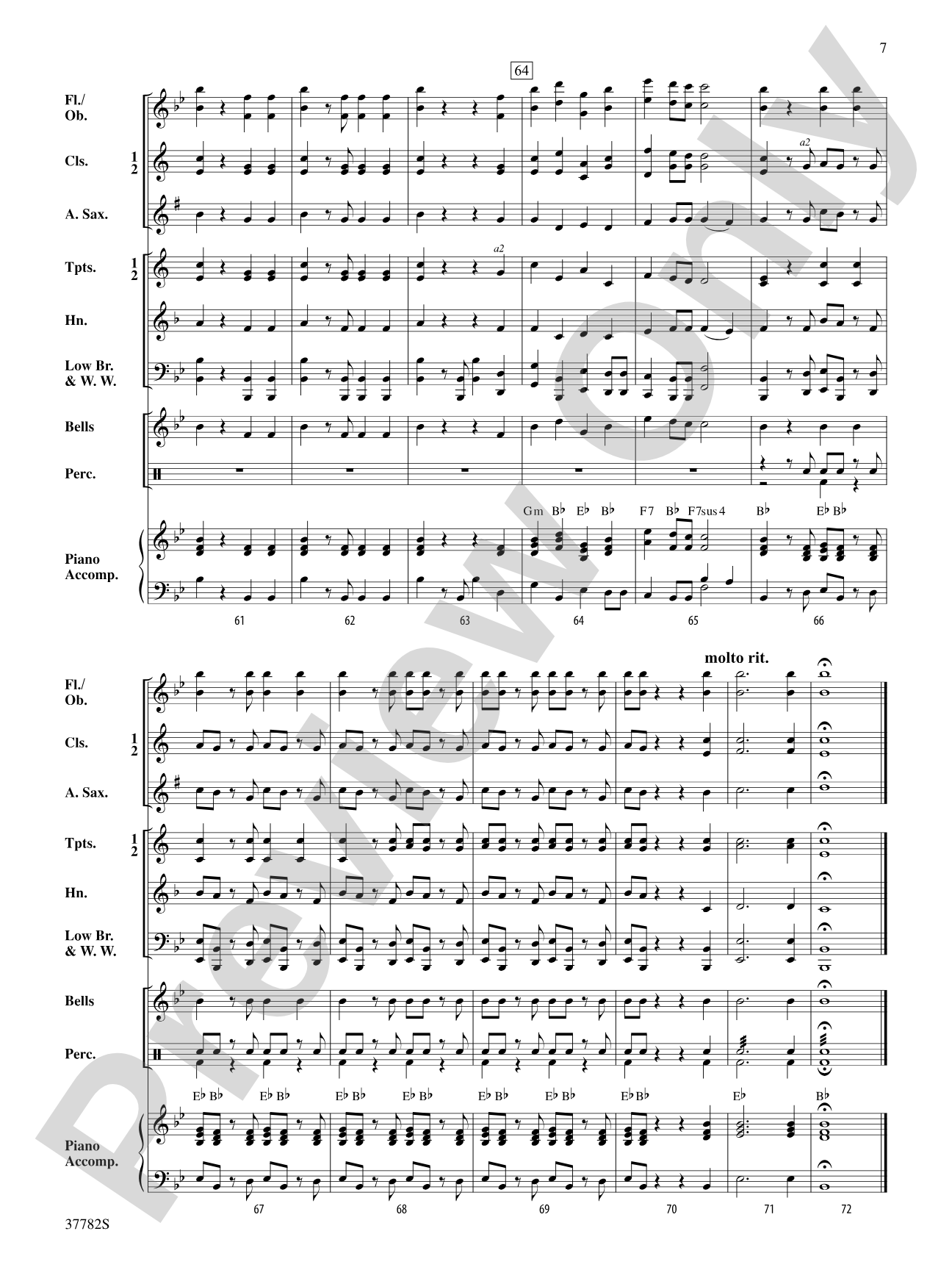Two Holiday Classics: Concert Band Conductor Score & Parts