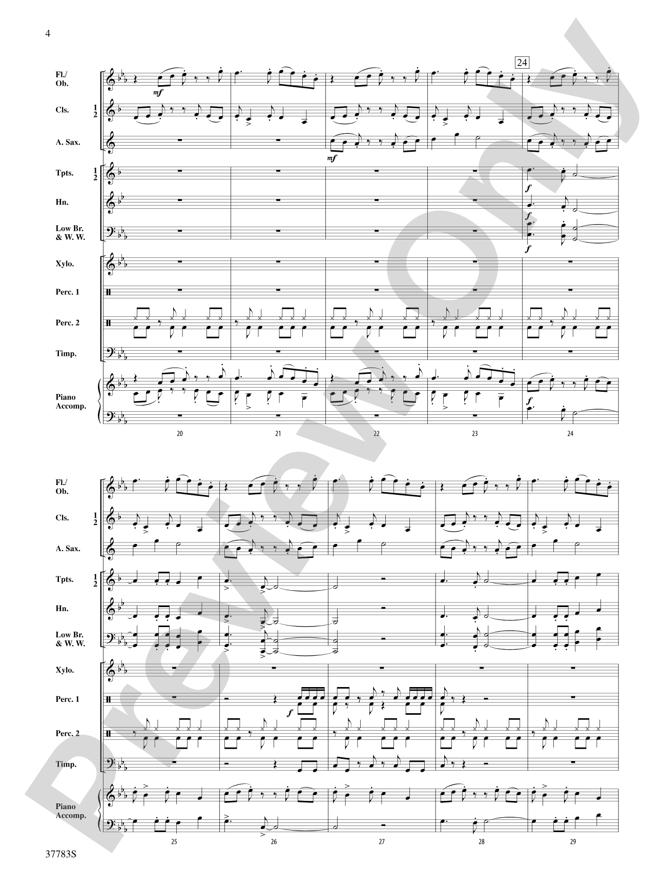Wind Storm: Concert Band Conductor Score & Parts