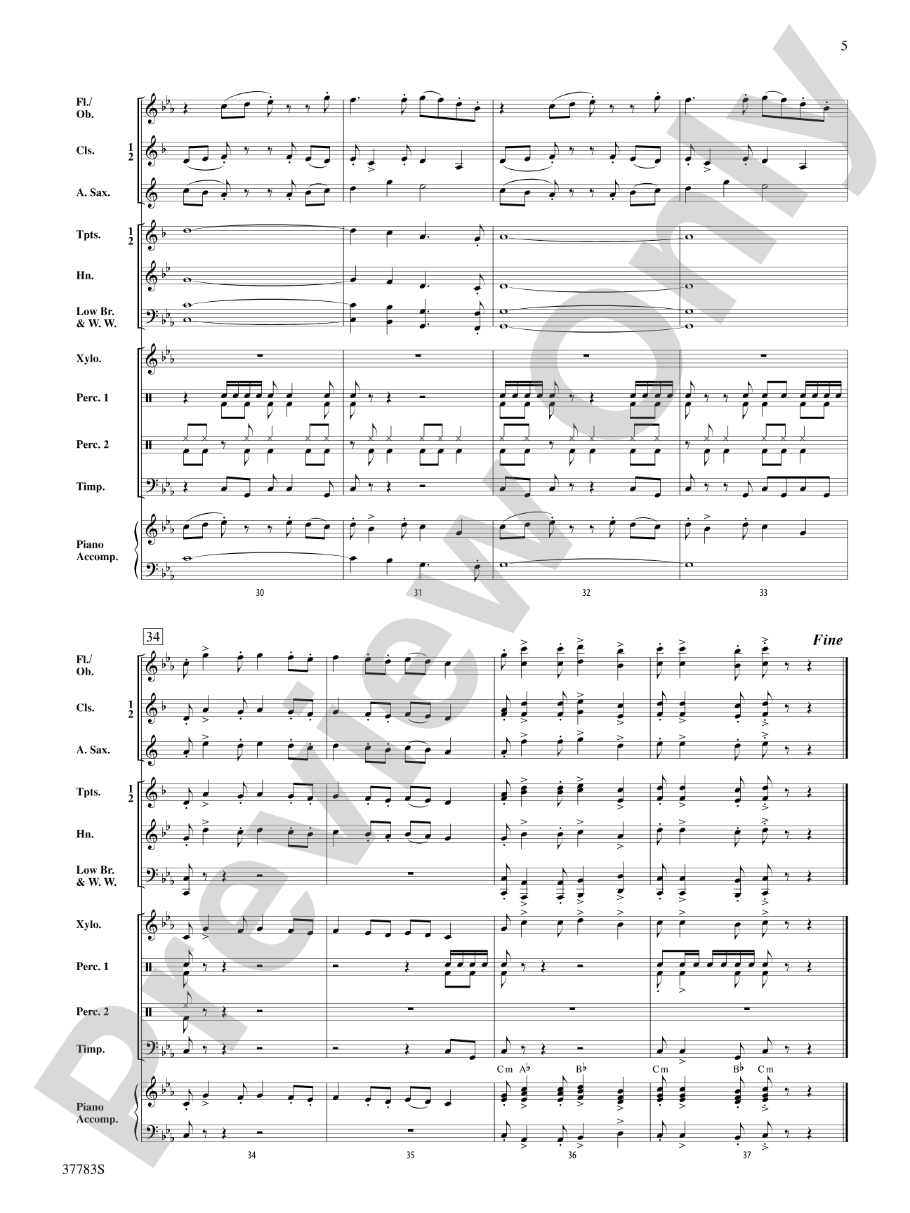 Wind Storm: Concert Band Conductor Score & Parts