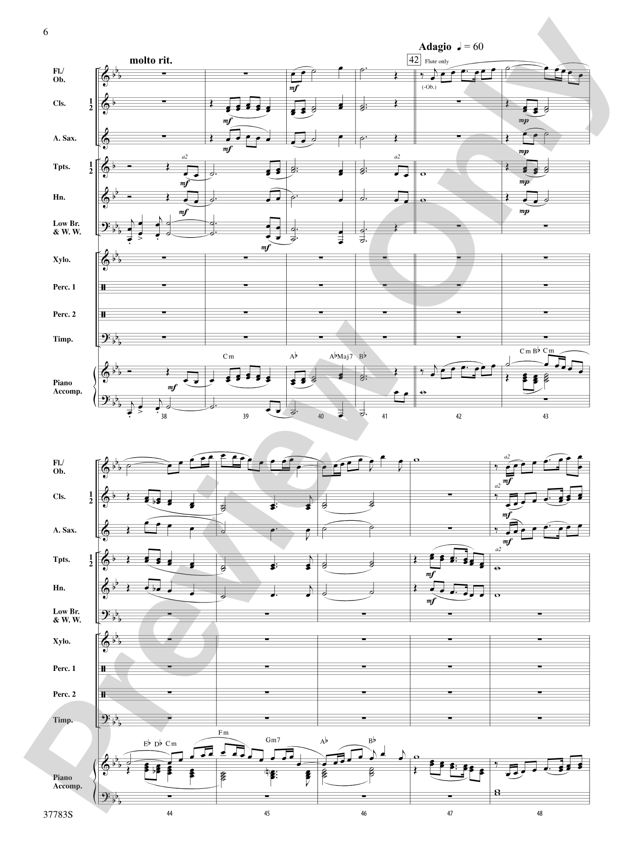 Wind Storm: Concert Band Conductor Score & Parts