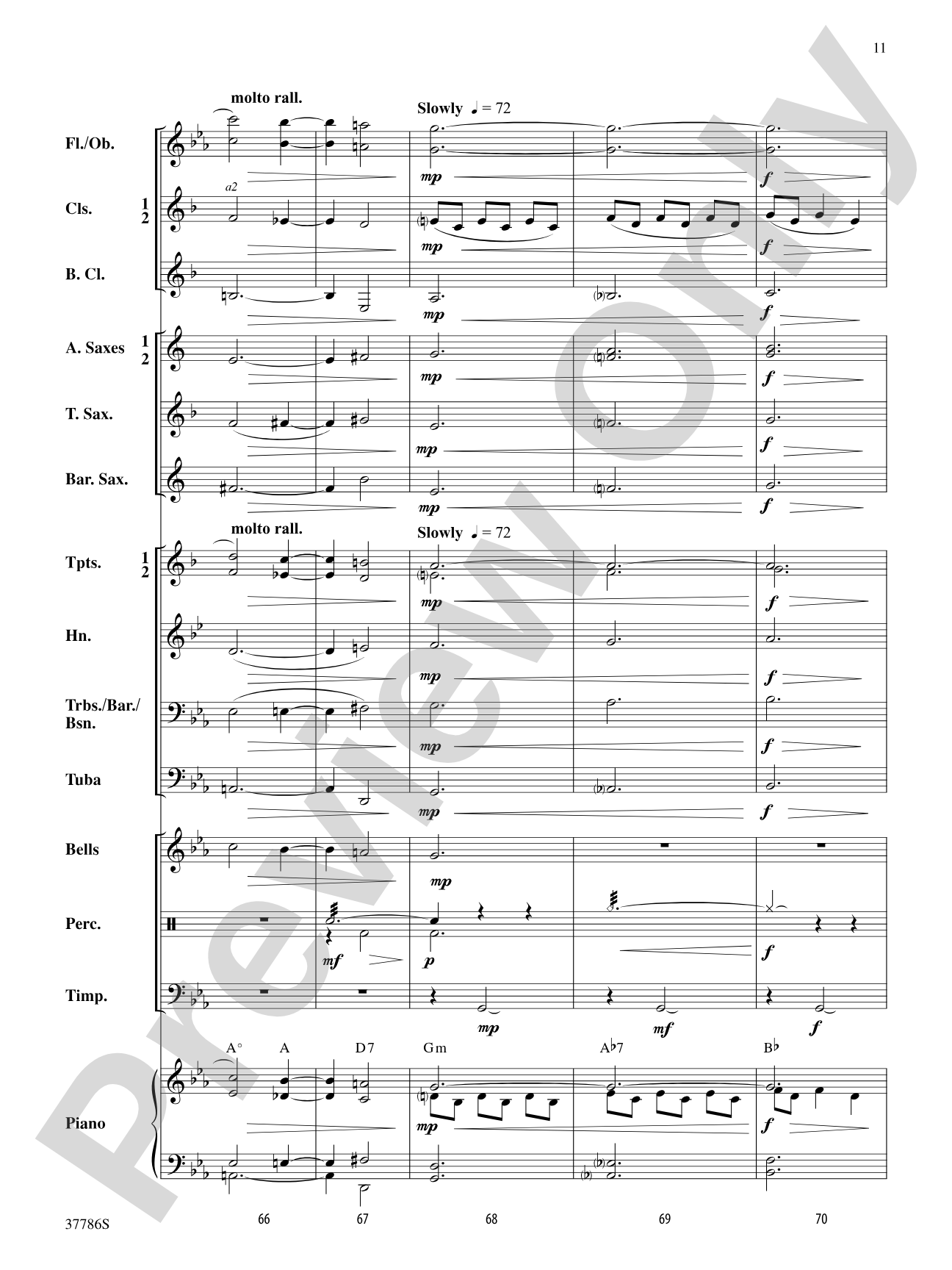 A Yiddish Lullaby: Concert Band Conductor Score & Parts