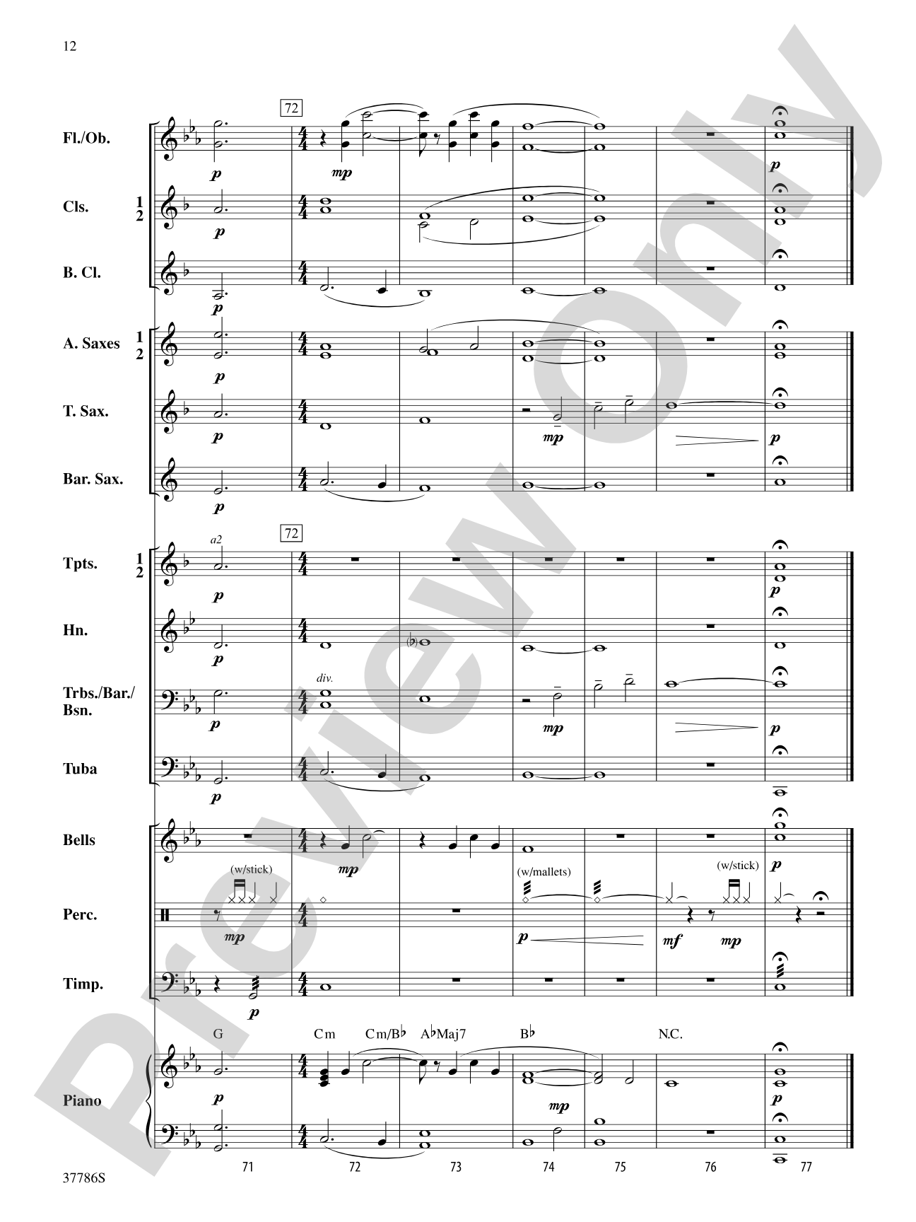 A Yiddish Lullaby: Concert Band Conductor Score & Parts