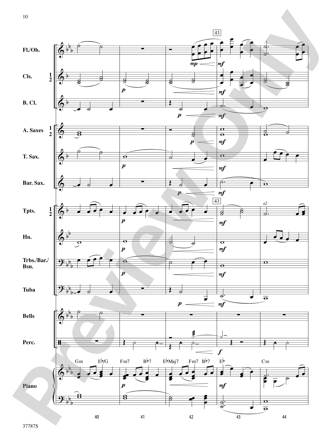 An Austrian Carol: Concert Band Conductor Score & Parts