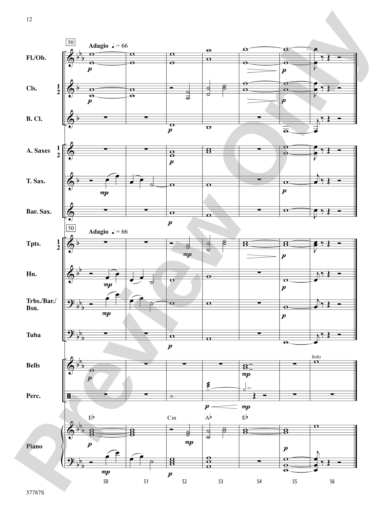 An Austrian Carol: Concert Band Conductor Score & Parts