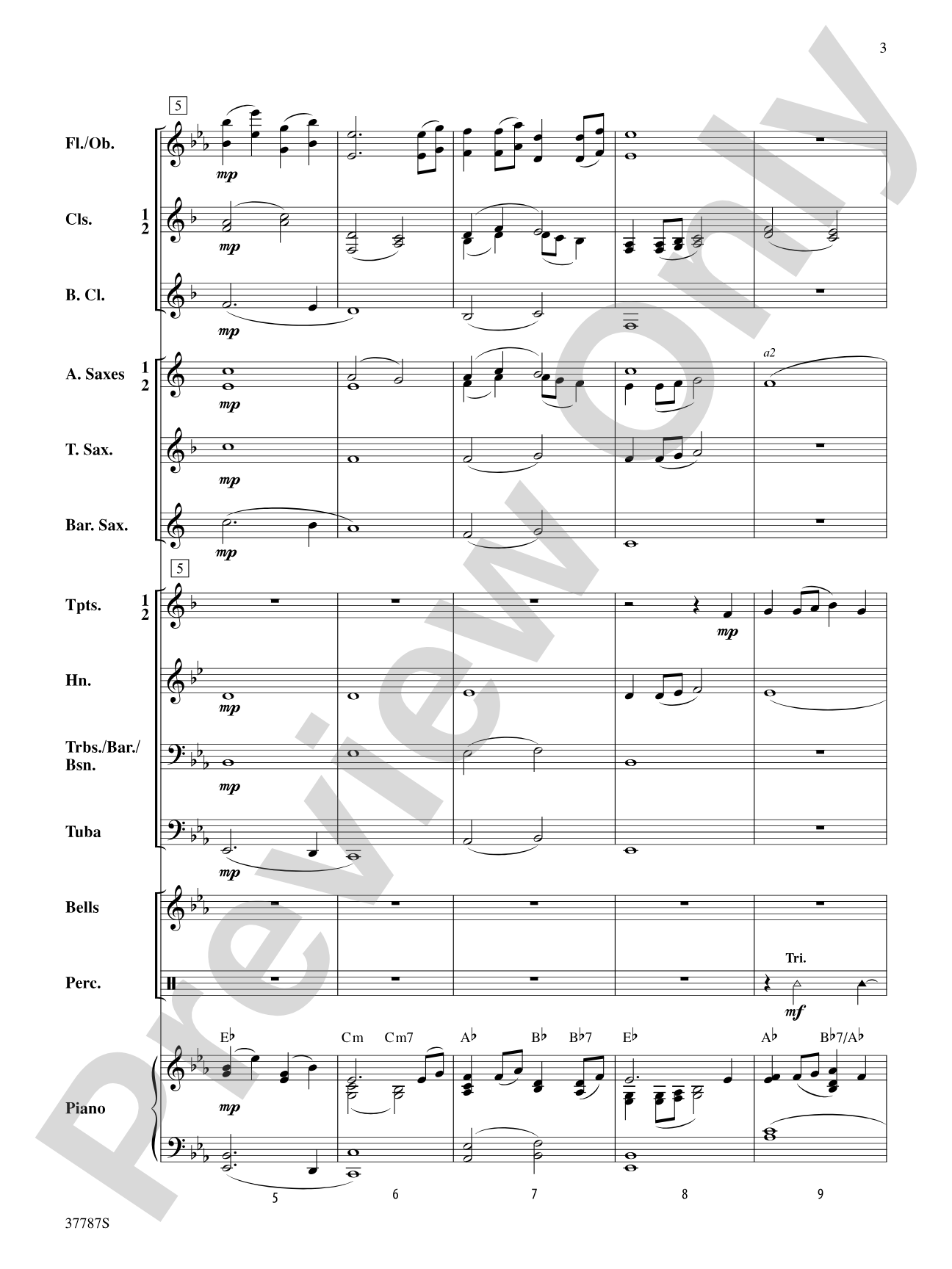 An Austrian Carol: Concert Band Conductor Score & Parts