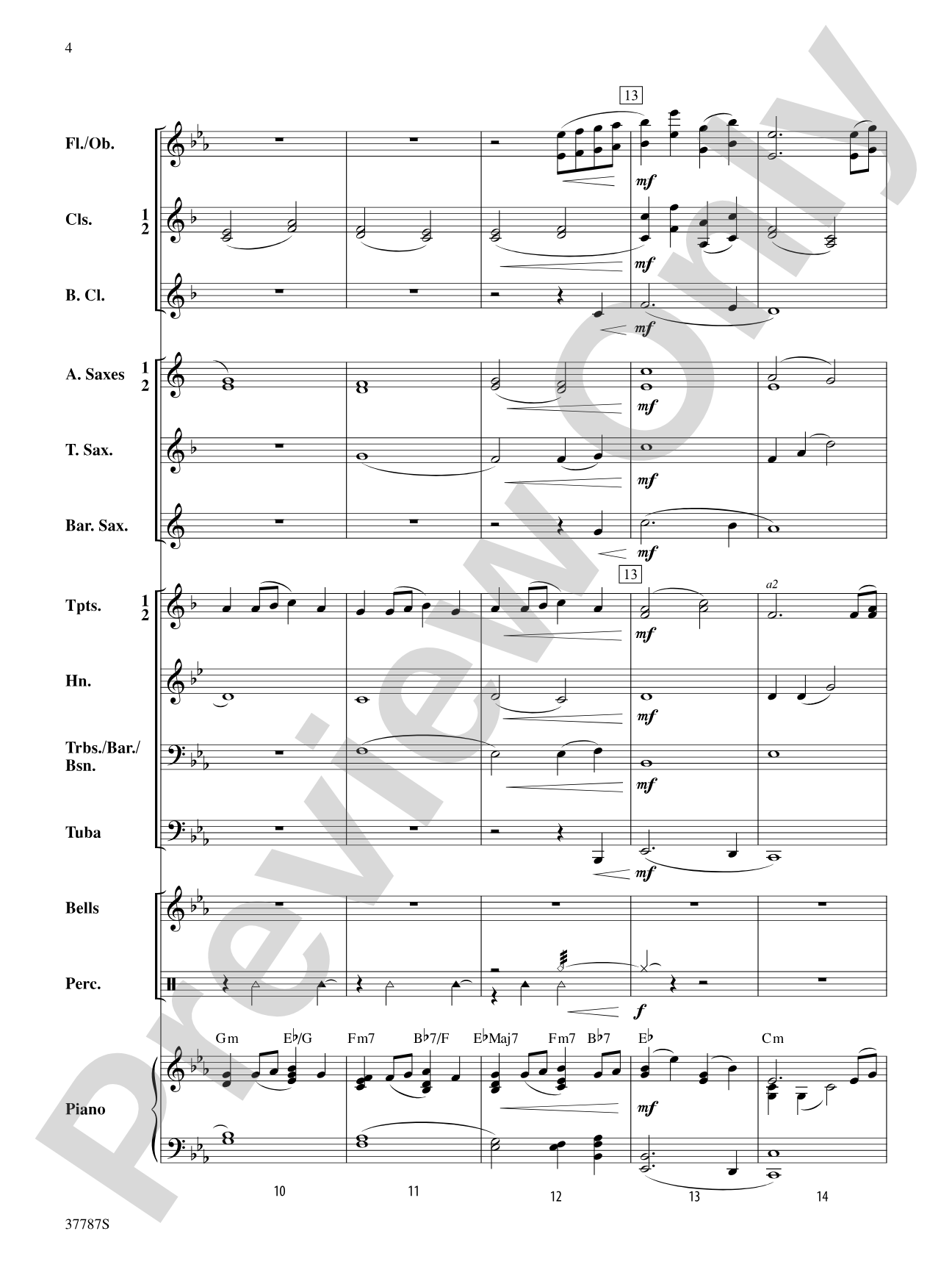 An Austrian Carol: Concert Band Conductor Score & Parts