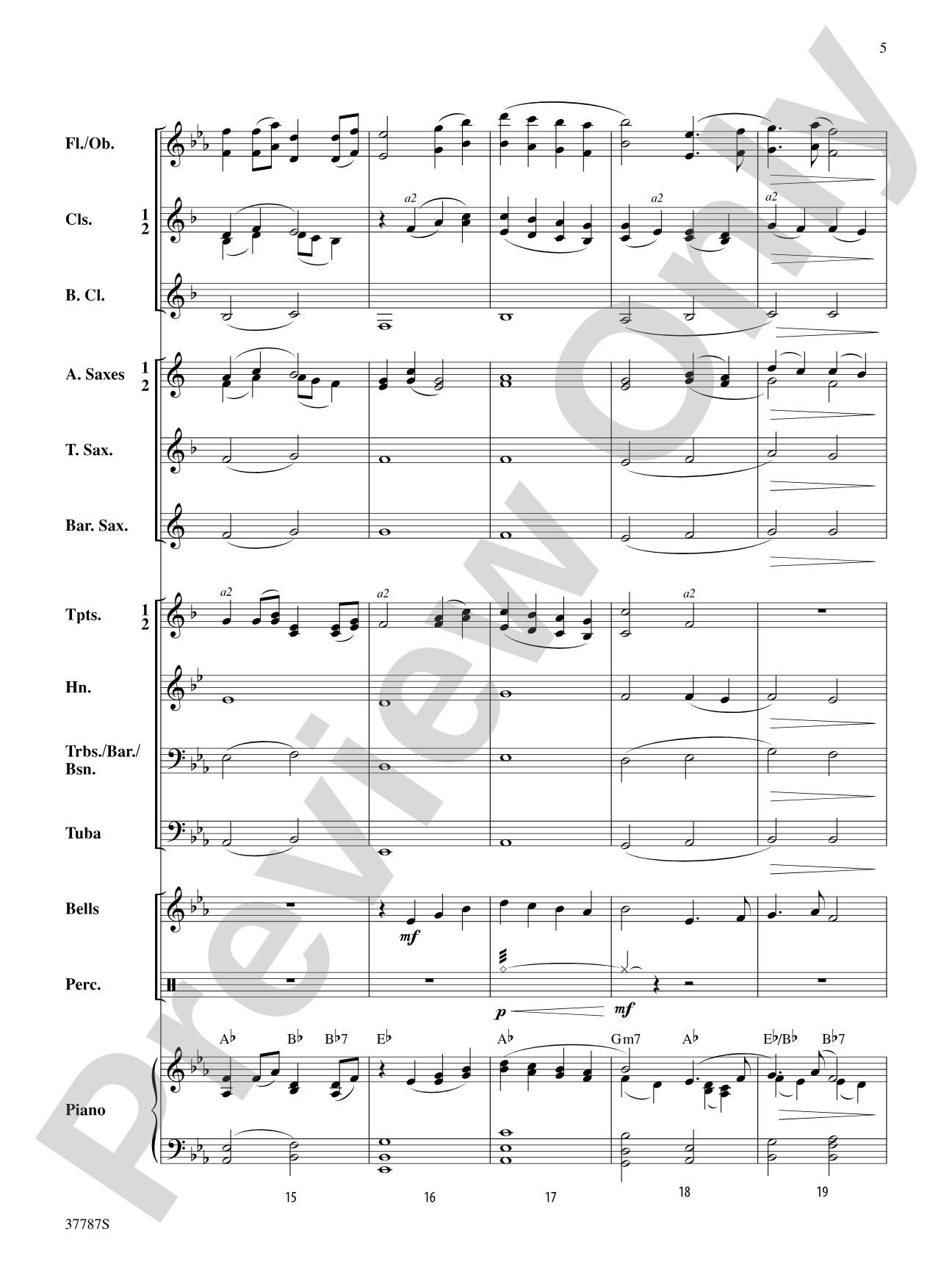 An Austrian Carol: Concert Band Conductor Score & Parts