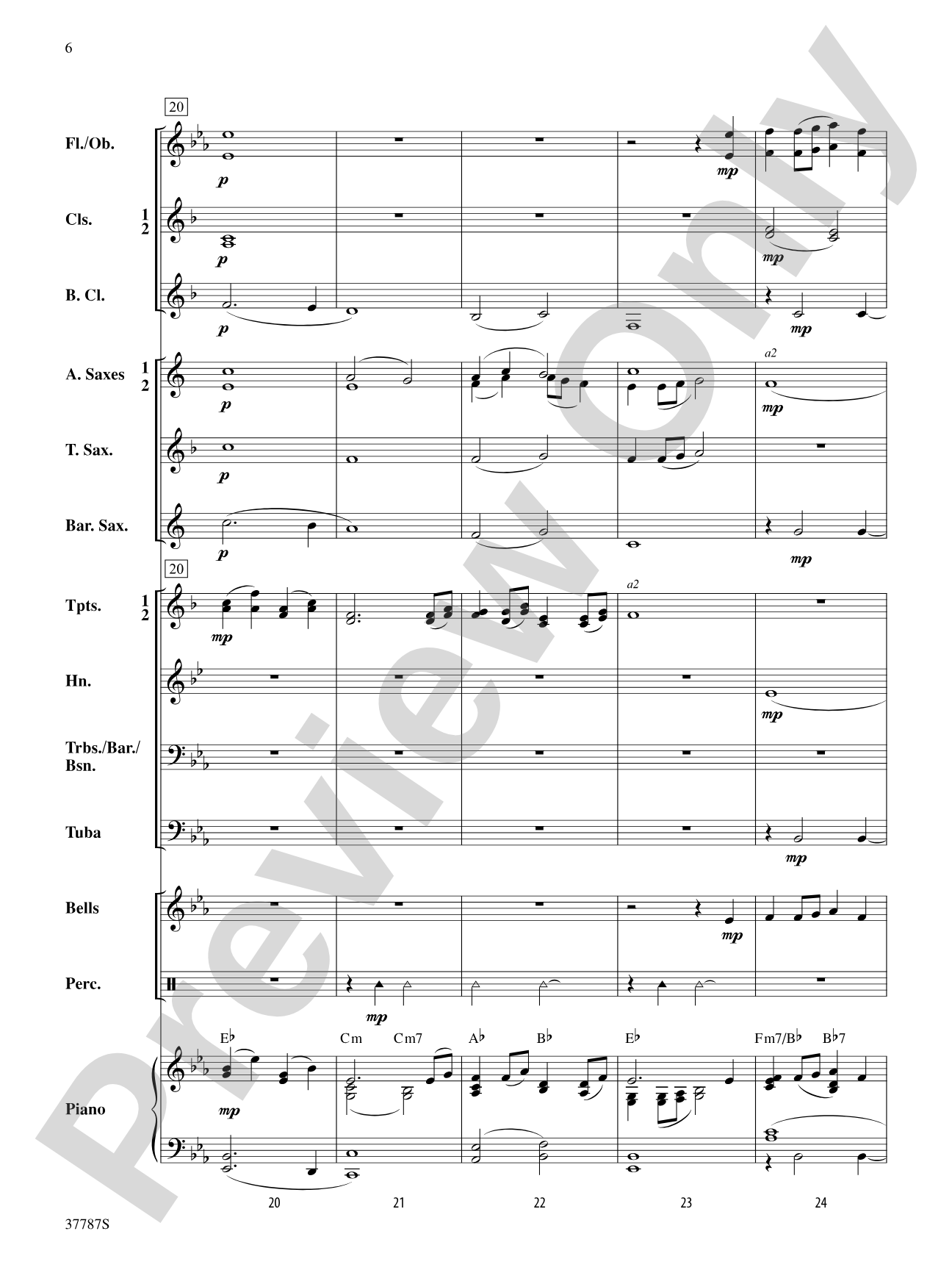 An Austrian Carol: Concert Band Conductor Score & Parts