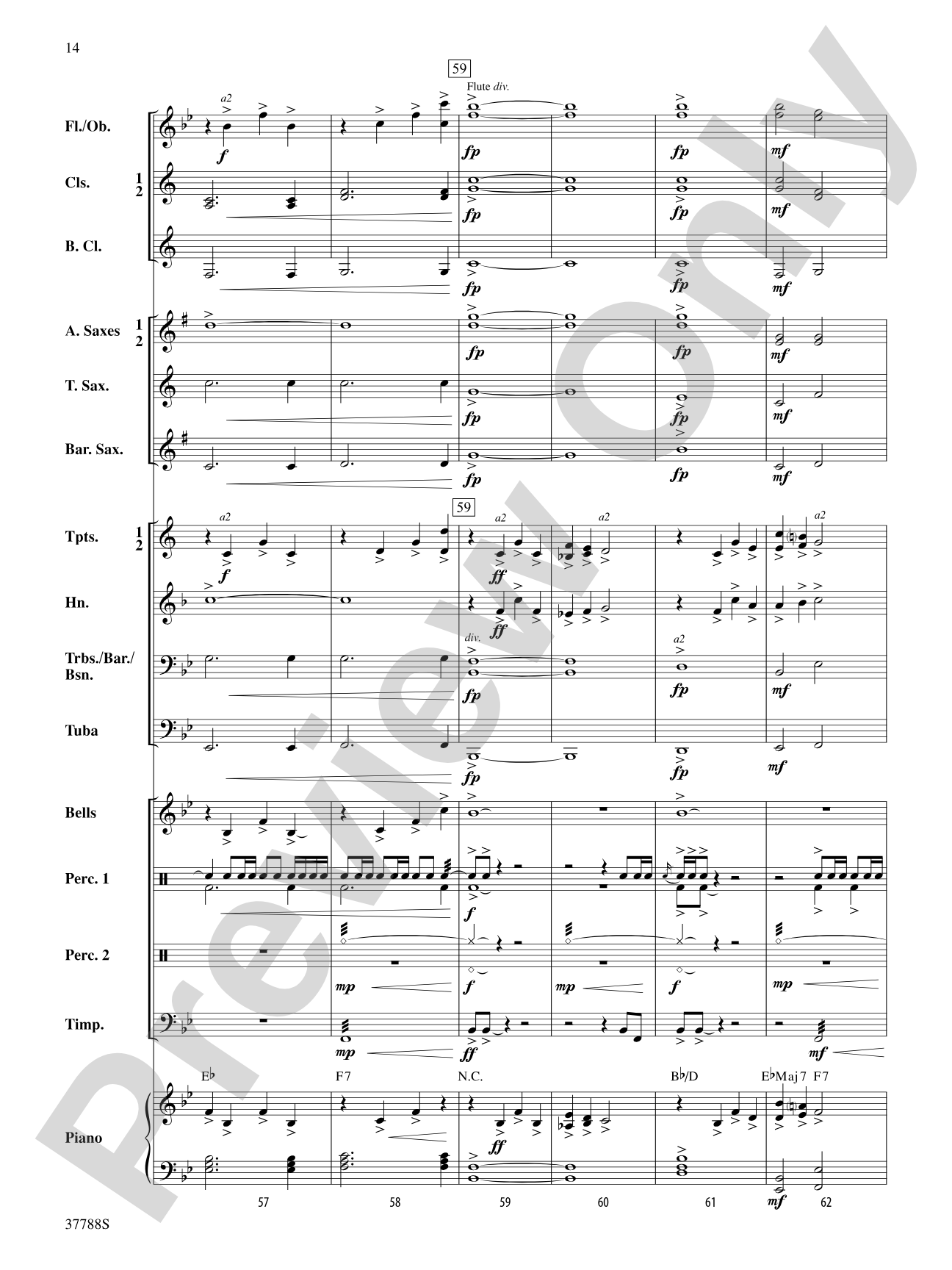 Of Distant Peaks: Concert Band Conductor Score & Parts