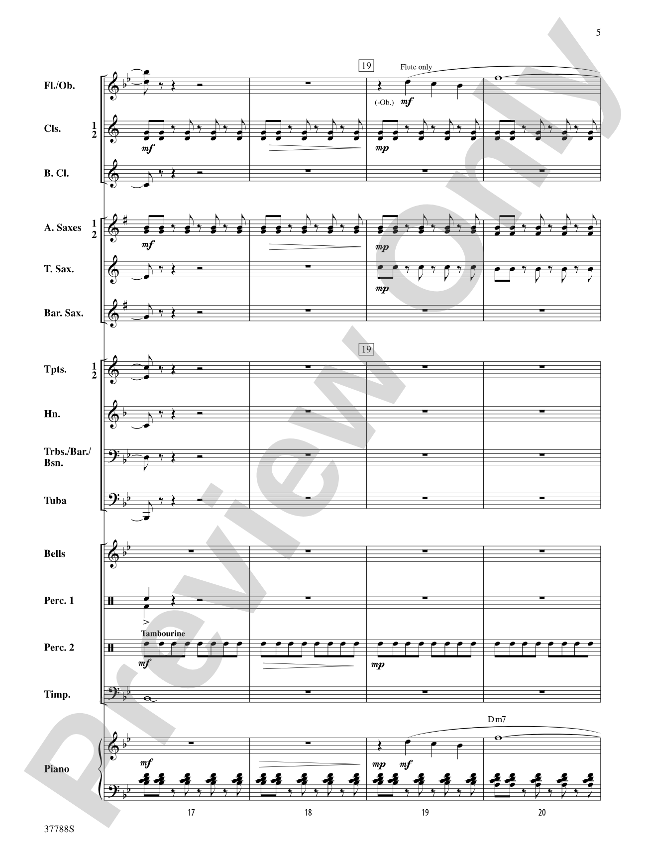 Of Distant Peaks: Concert Band Conductor Score & Parts